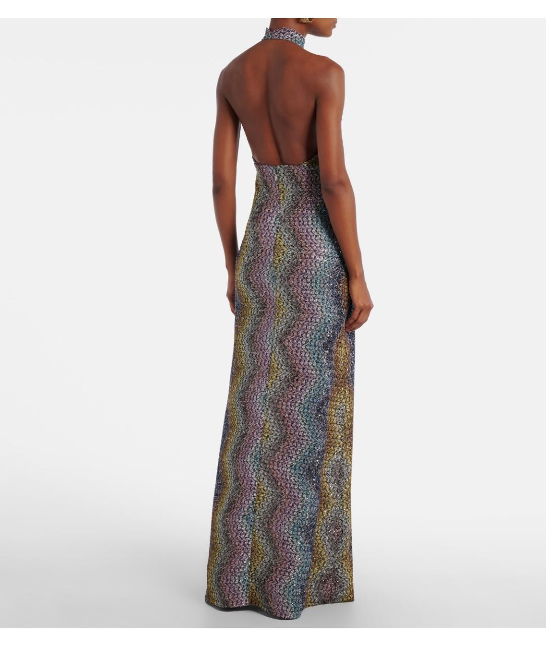 MISSONI Мульти вискозное вечернее платье, фото 3