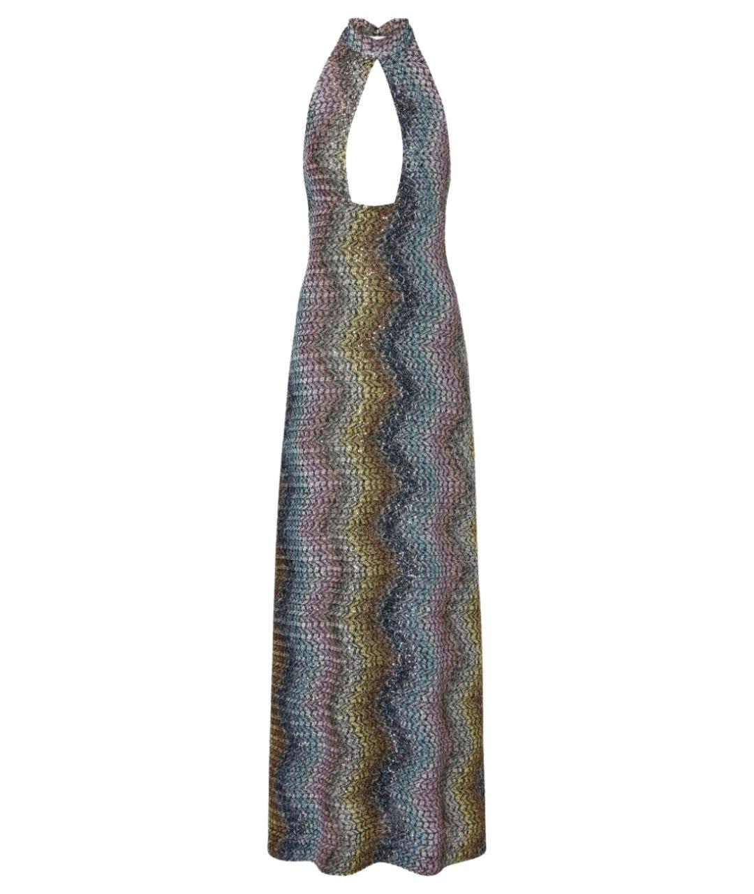 MISSONI Мульти вискозное вечернее платье, фото 1