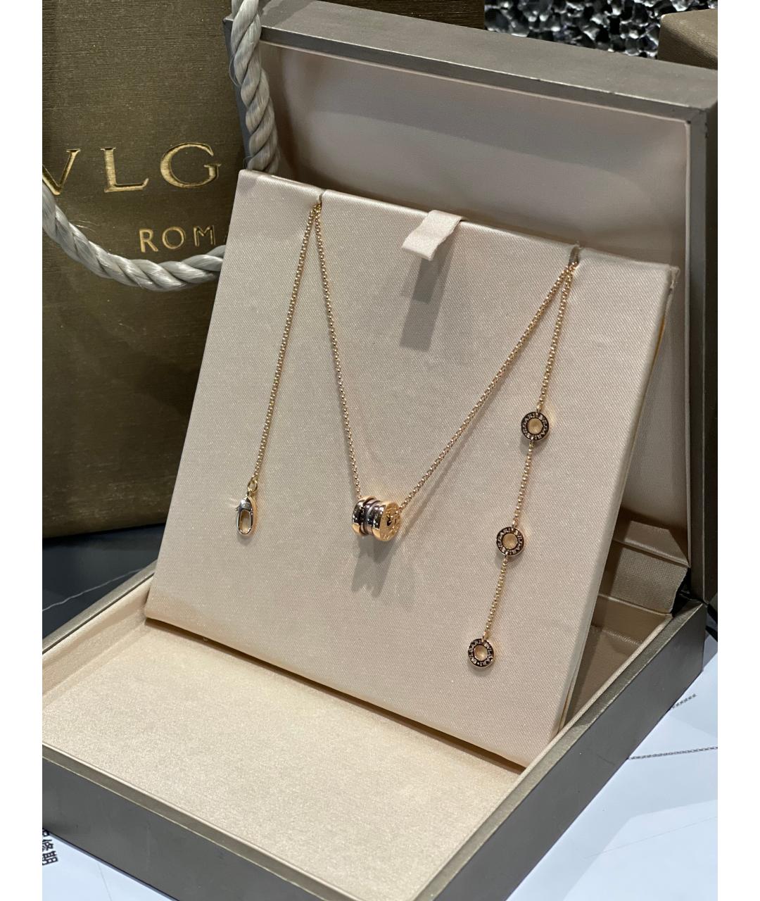 BVLGARI Золотое колье из розового золота, фото 4