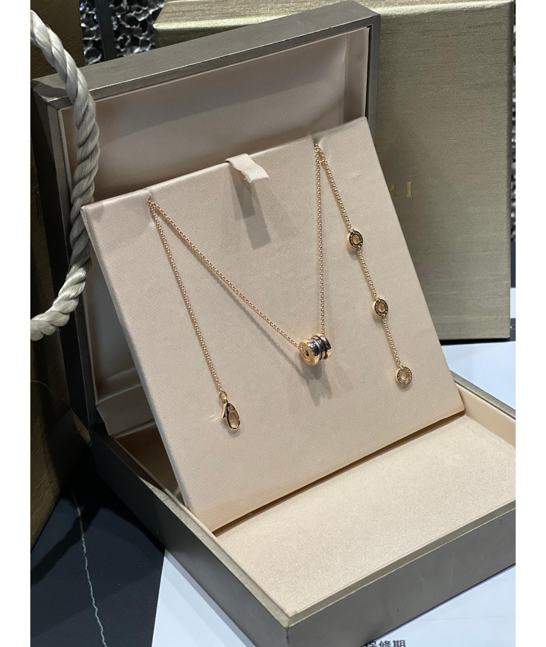 BVLGARI Золотое колье из розового золота, фото 3