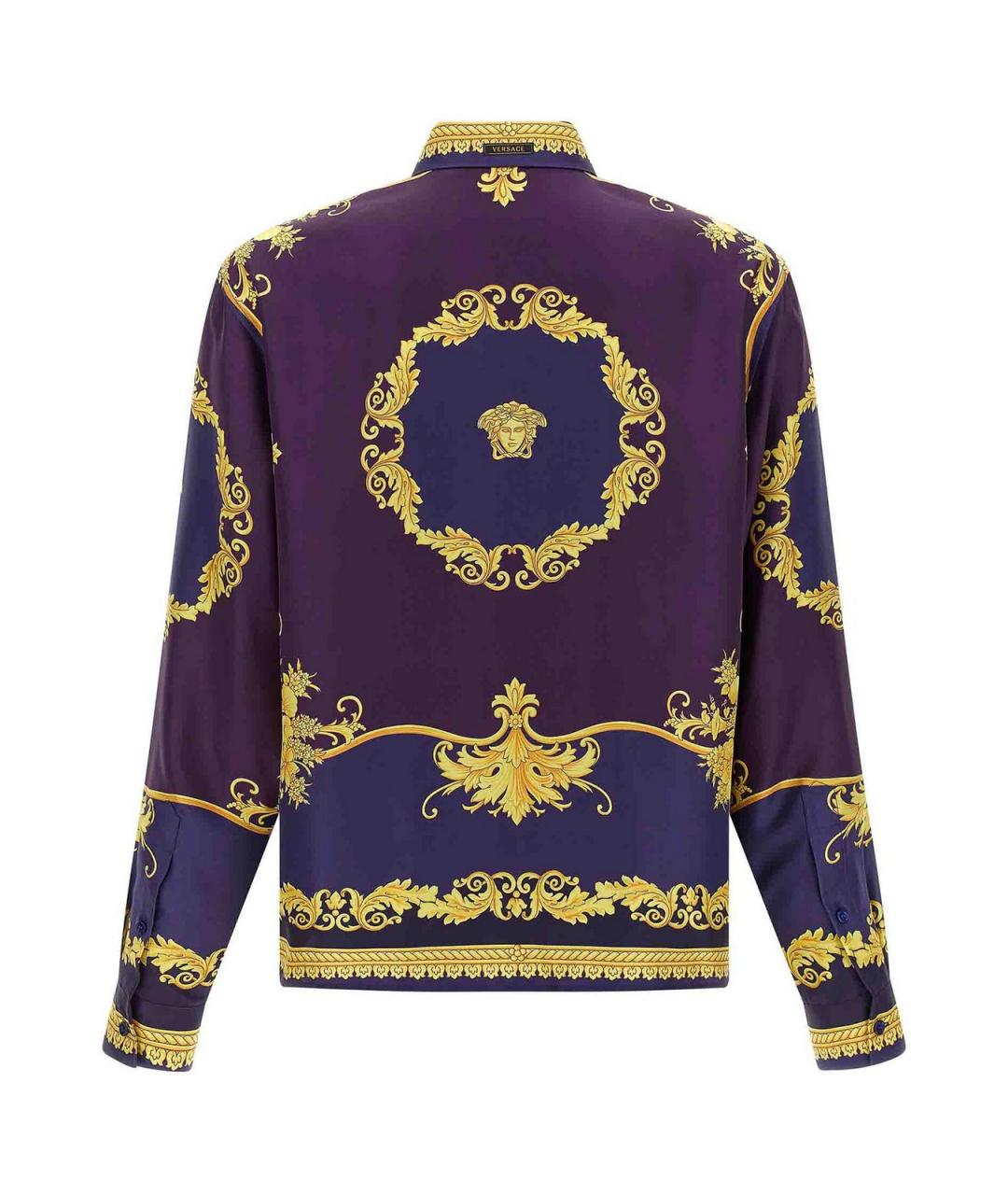 VERSACE Мульти шелковая кэжуал рубашка, фото 2