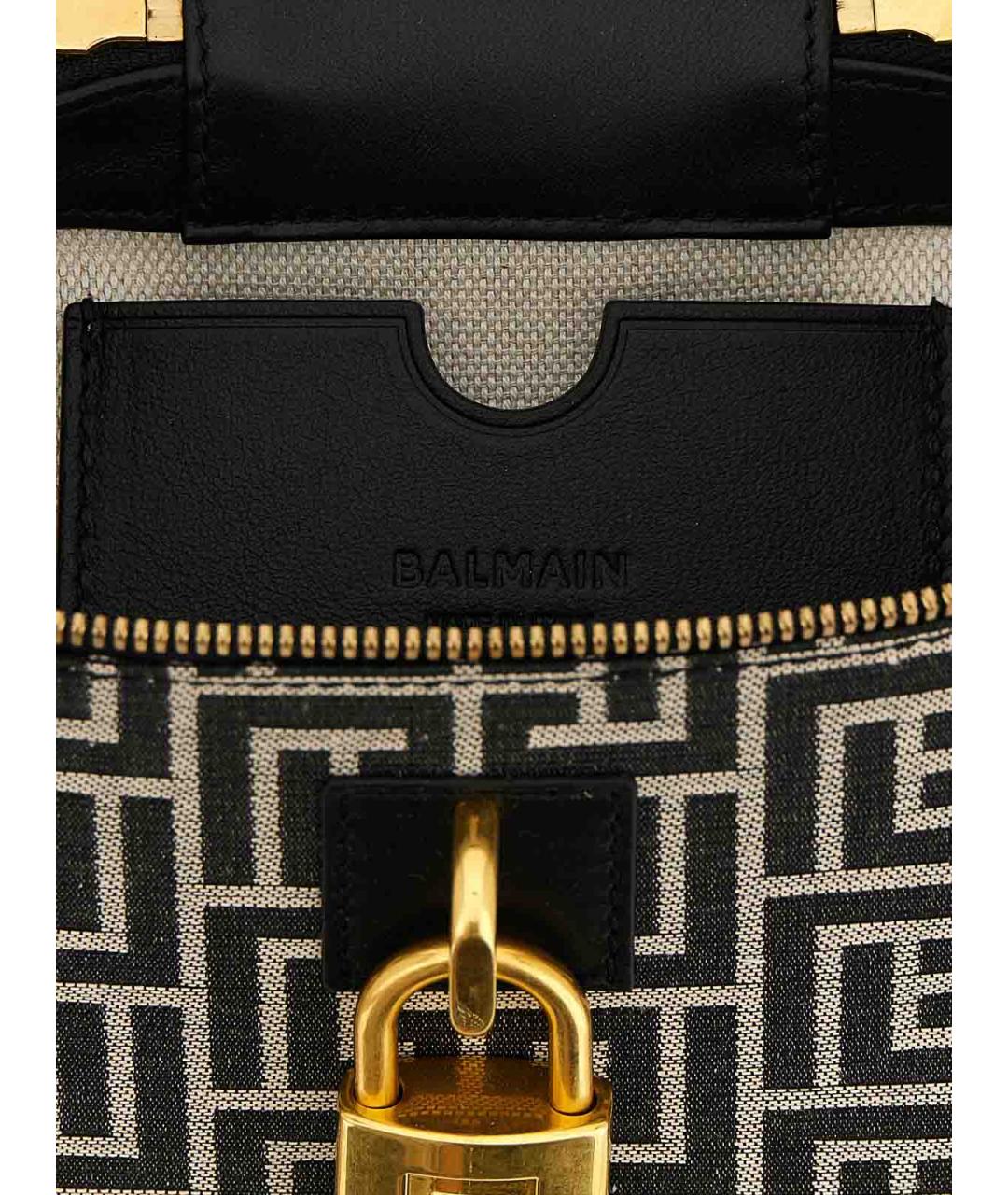 BALMAIN Мульти тканевая сумка с короткими ручками, фото 4