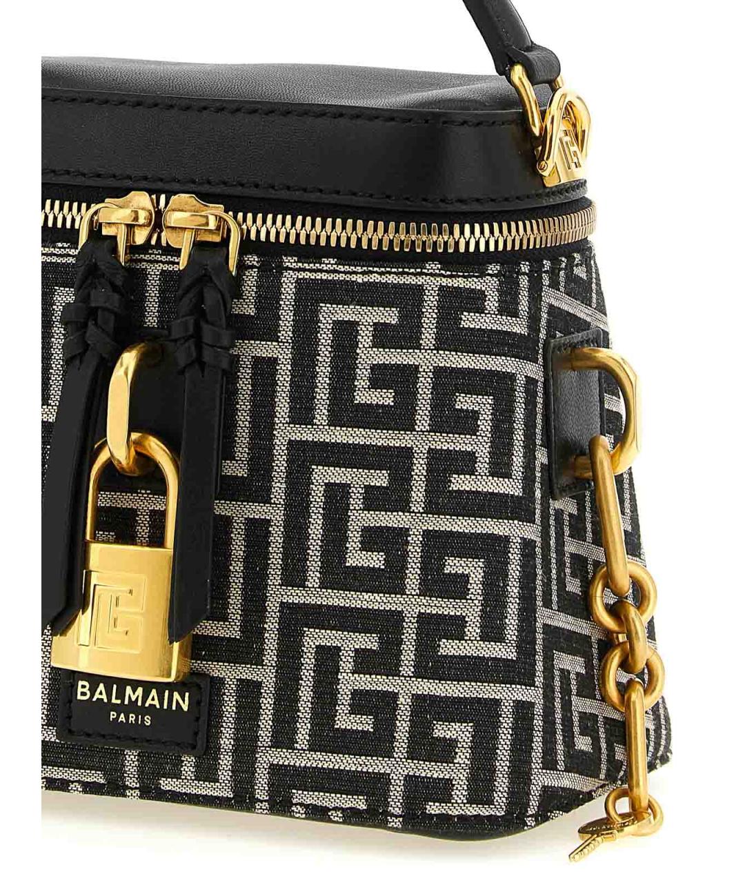 BALMAIN Мульти тканевая сумка с короткими ручками, фото 3