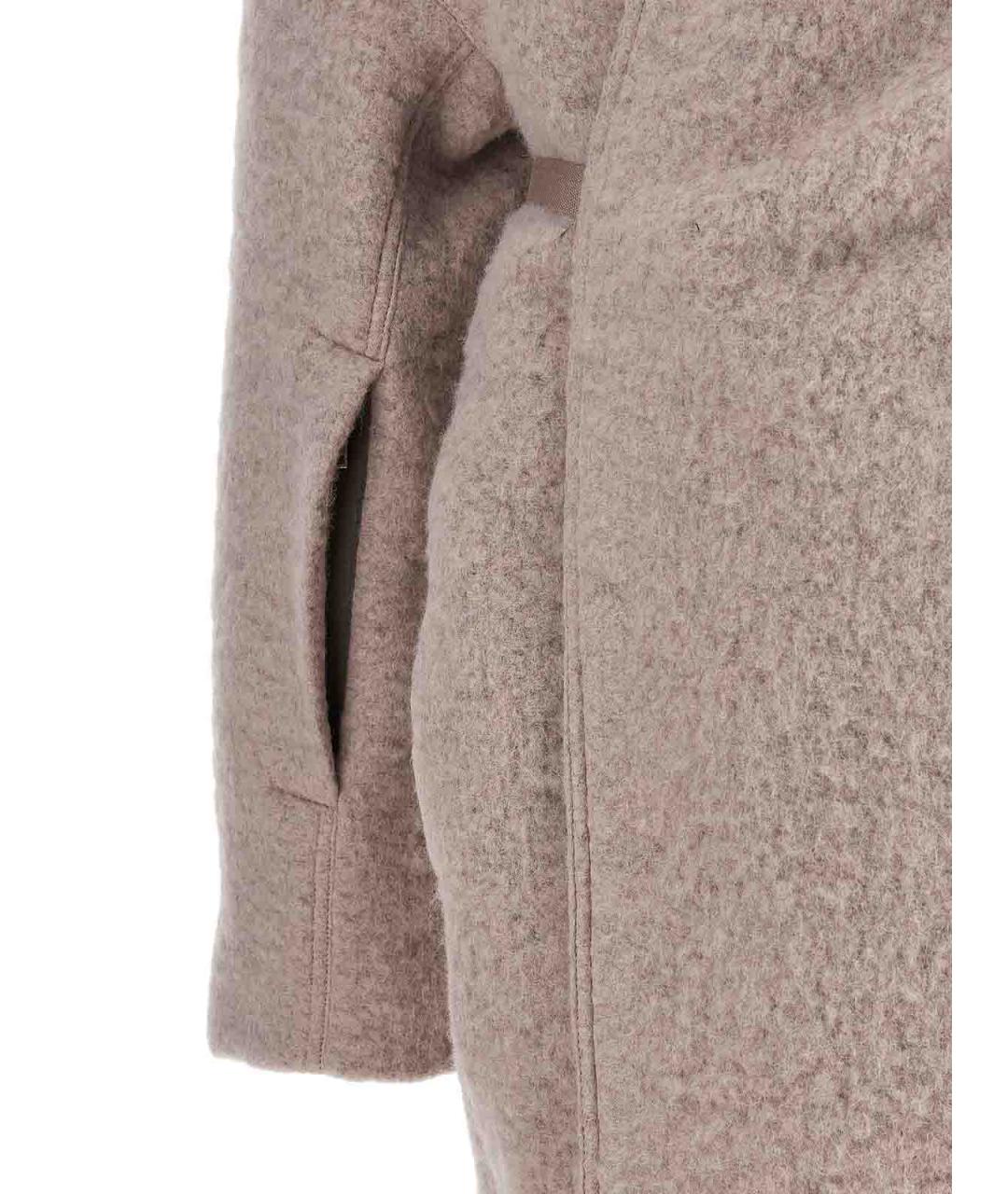 RICK OWENS Розовое шерстяное пальто, фото 4
