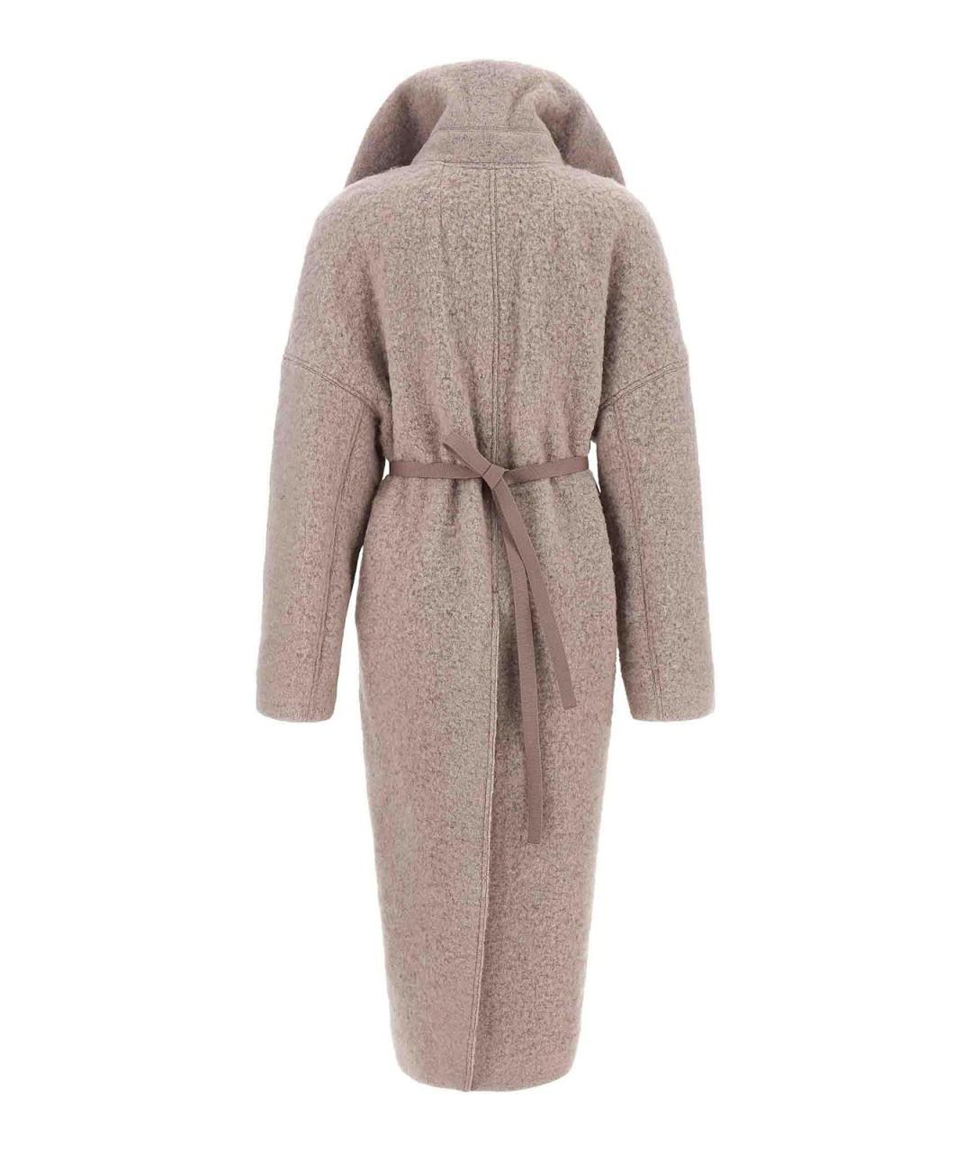 RICK OWENS Розовое шерстяное пальто, фото 2