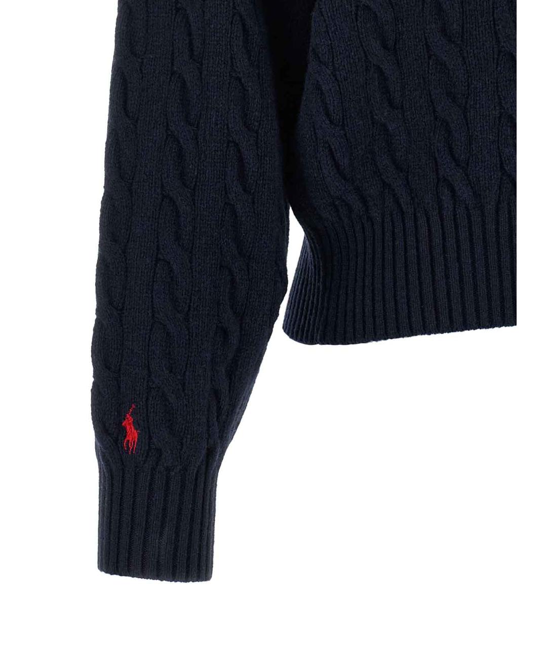 POLO RALPH LAUREN Синий кашемировый кардиган, фото 4