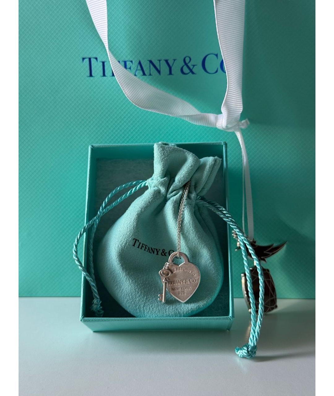 TIFFANY&CO Серебряное серебряное колье, фото 4