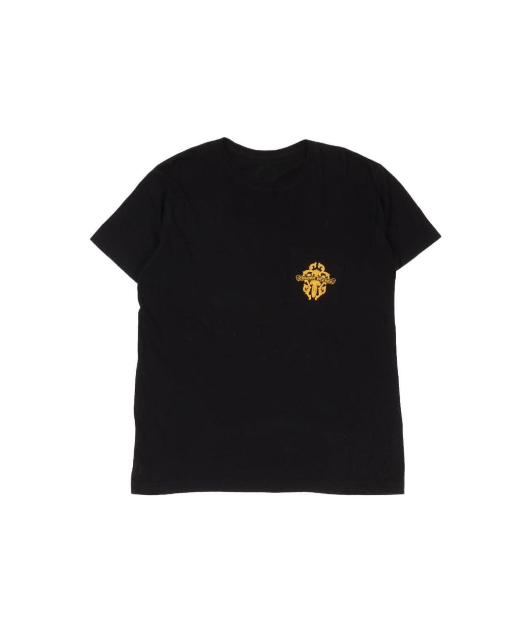 CHROME HEARTS Черная хлопковая футболка, фото 6