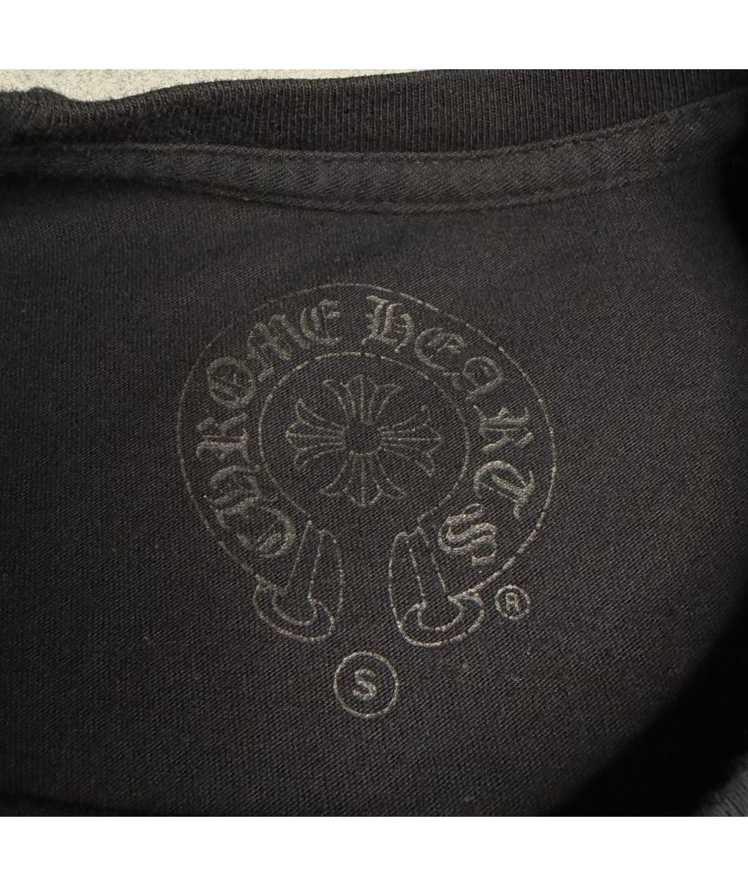 CHROME HEARTS Черная хлопковая футболка, фото 5