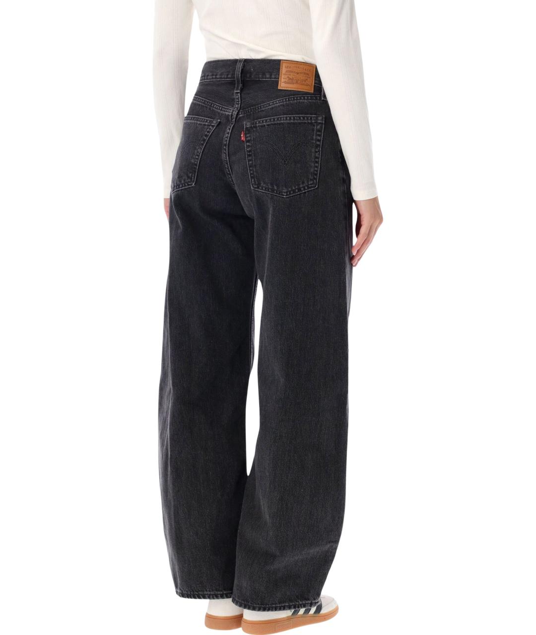 LEVI'S Черные прямые джинсы, фото 2