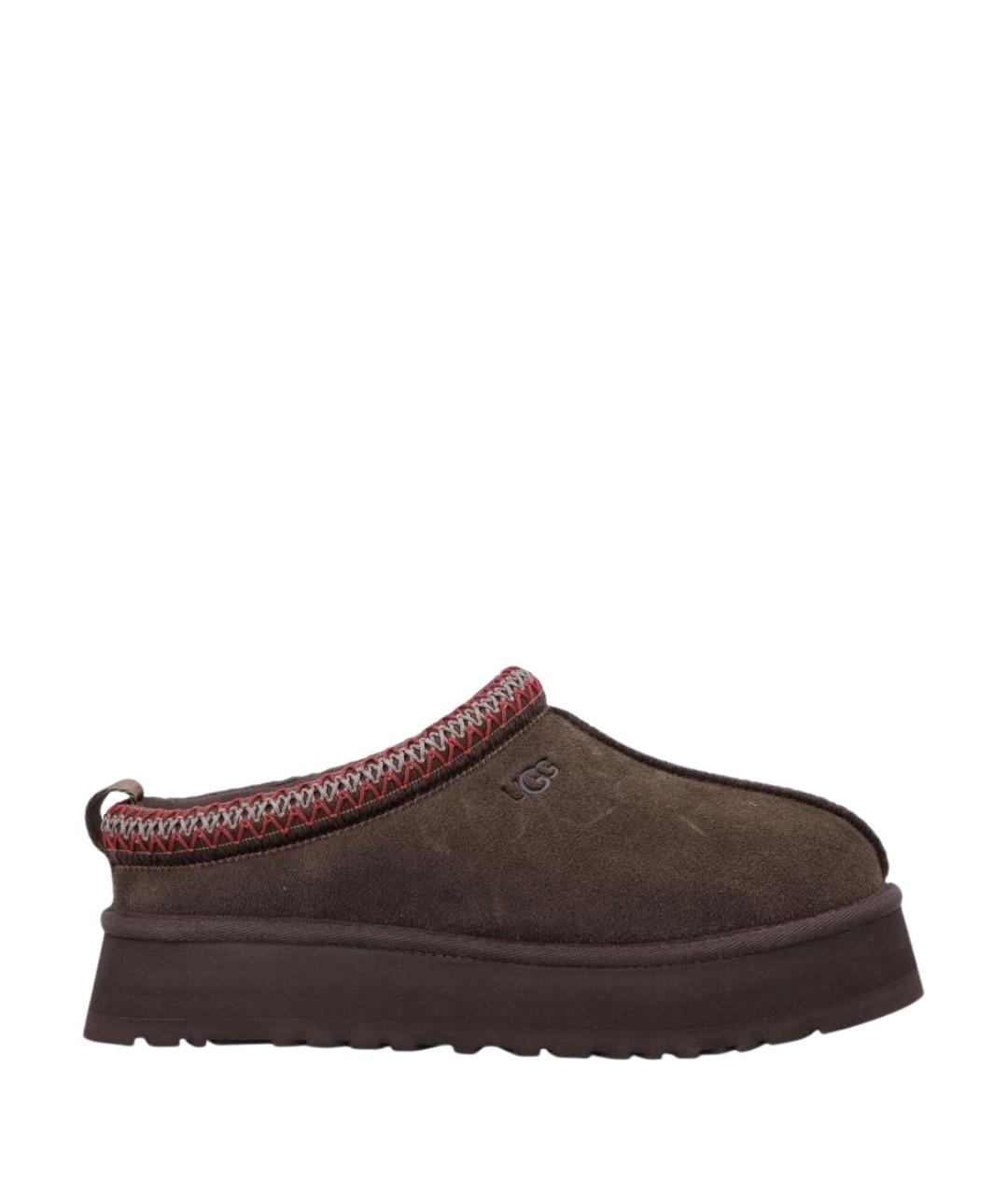 UGG Коричневые замшевые сабо, фото 1