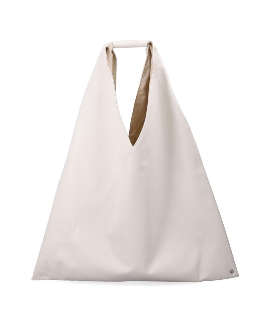 MM6 MAISON MARGIELA Белая сумка тоут из искусственной кожи, фото 1