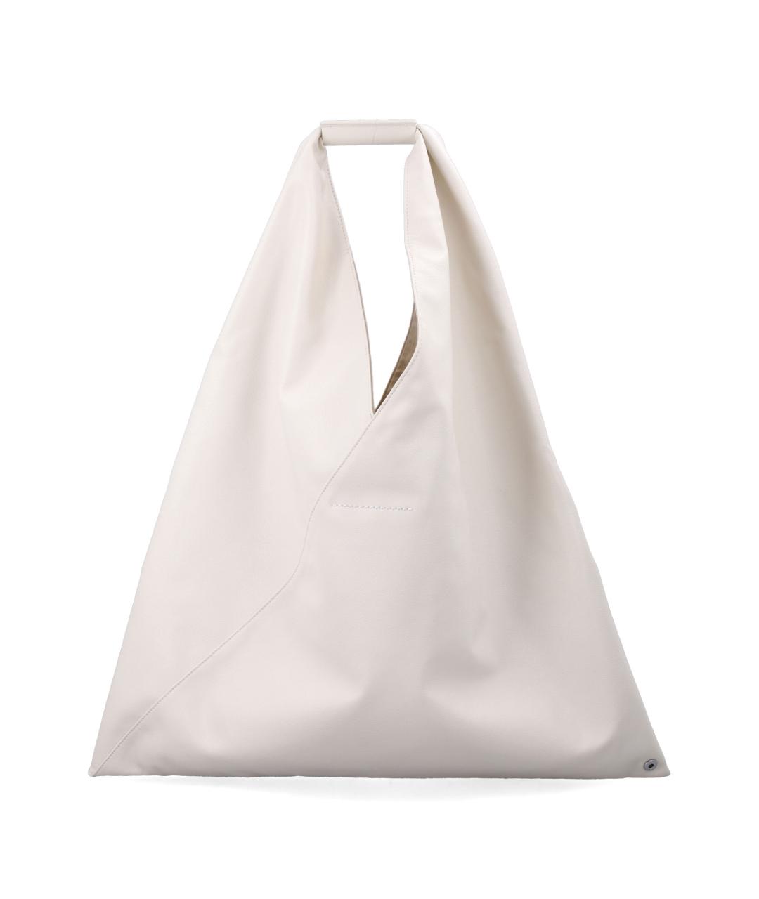 MM6 MAISON MARGIELA Белая сумка тоут из искусственной кожи, фото 3