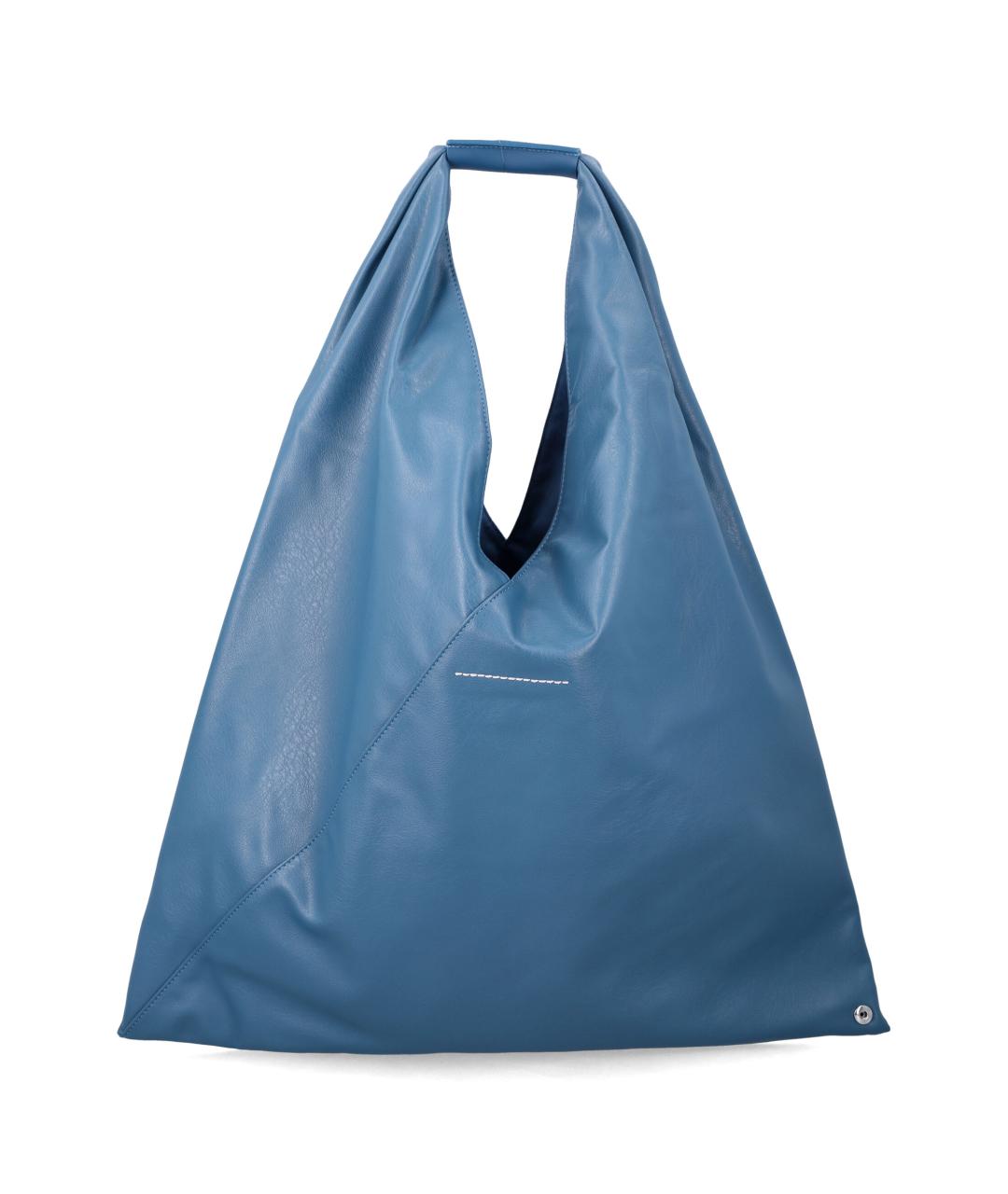 MM6 MAISON MARGIELA Синяя сумка тоут из искусственной кожи, фото 3