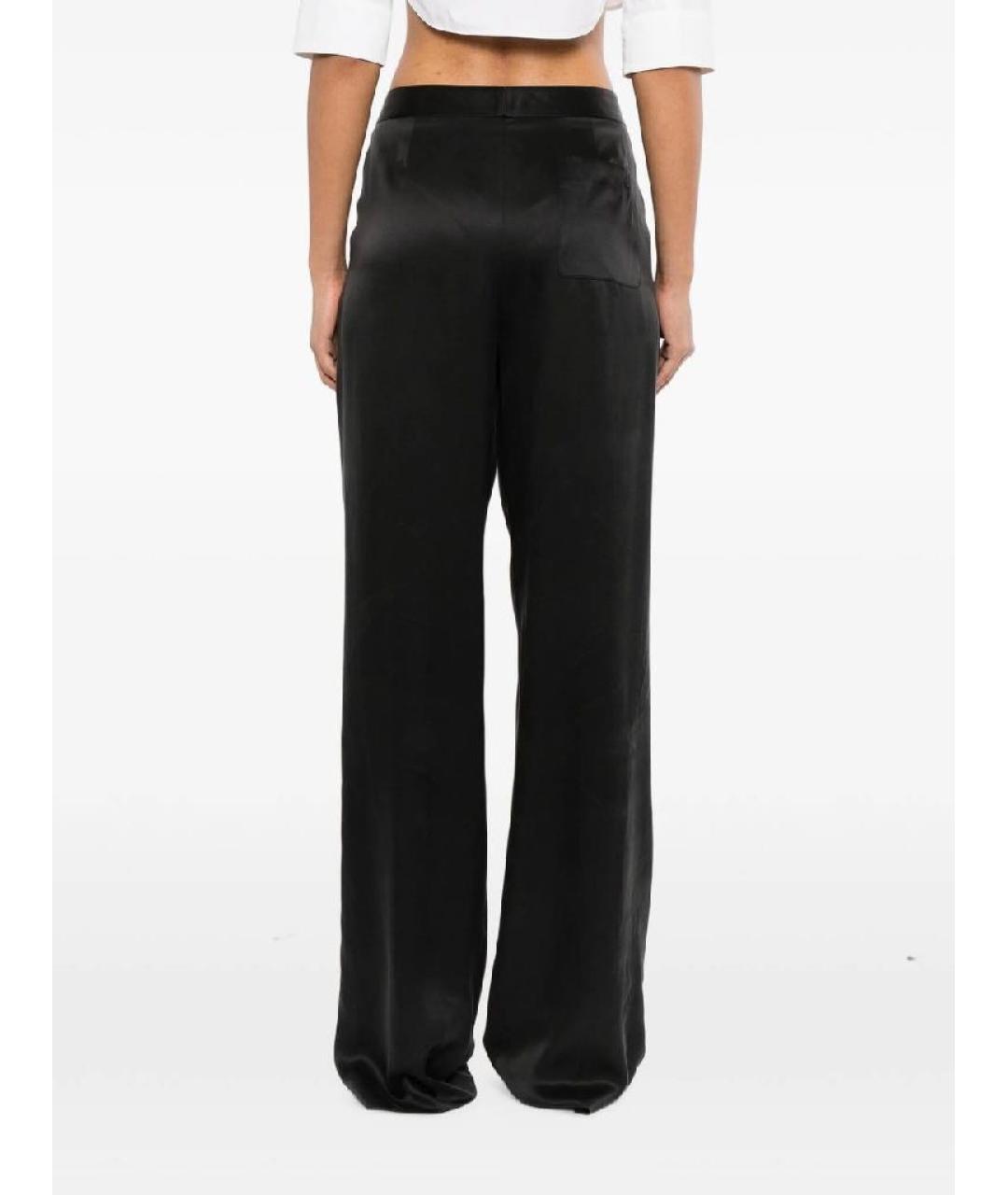 TOM FORD Черные шелковые брюки широкие, фото 3