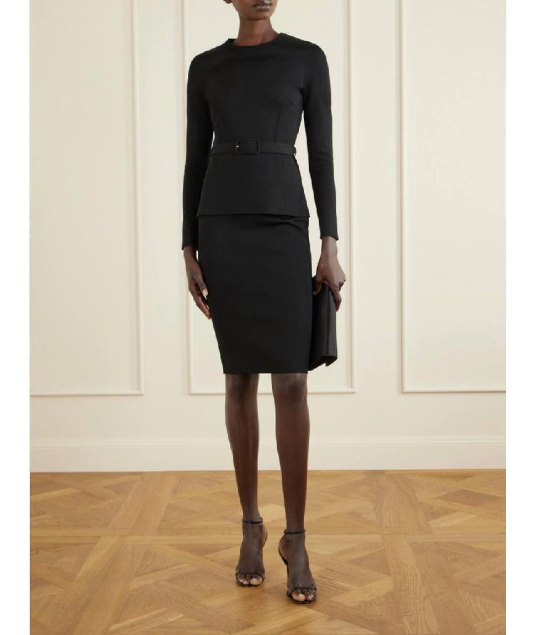 TOM FORD Черный вискозный костюм с юбками, фото 3