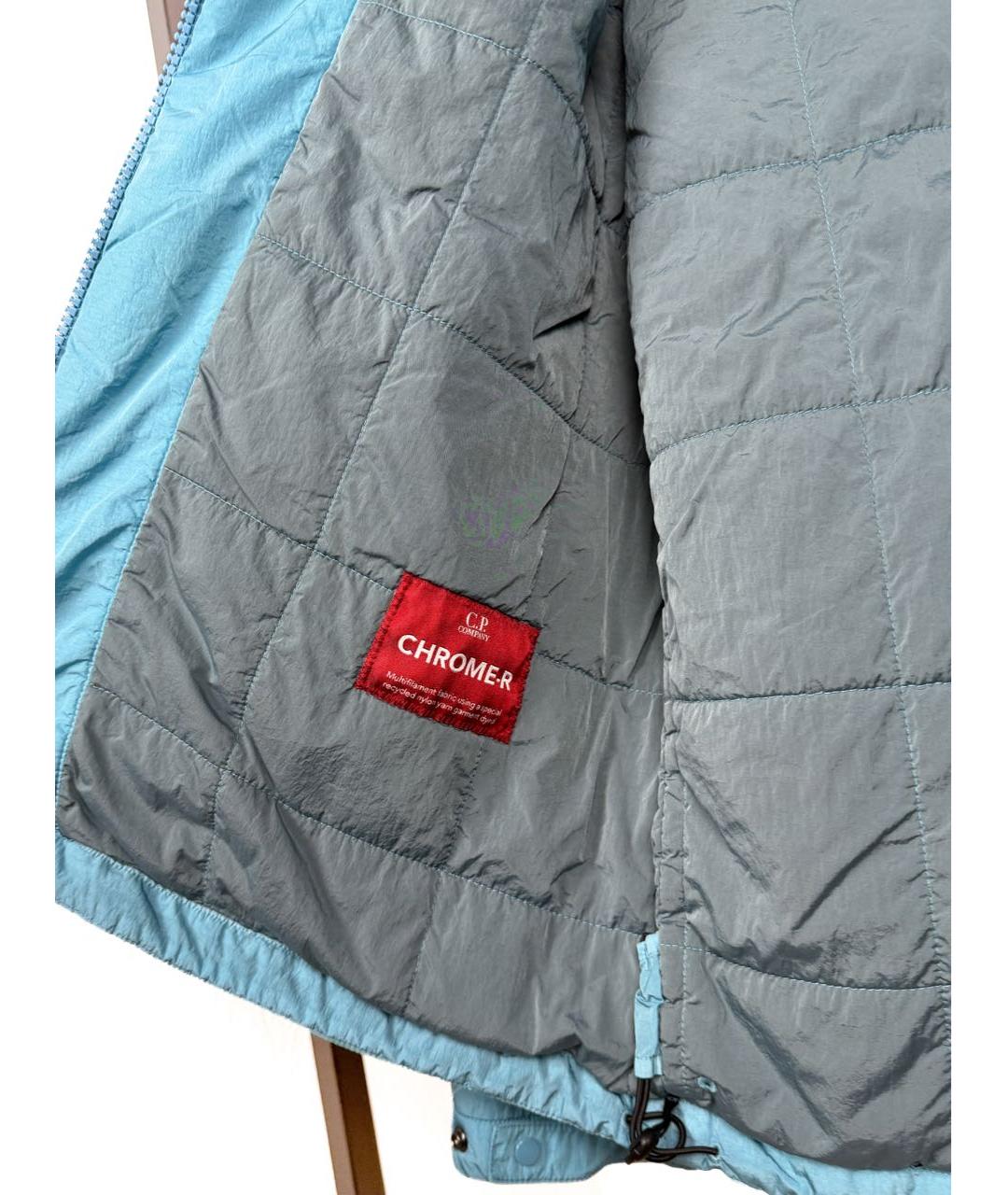 CP COMPANY Бирюзовая полиамидовая куртка, фото 6