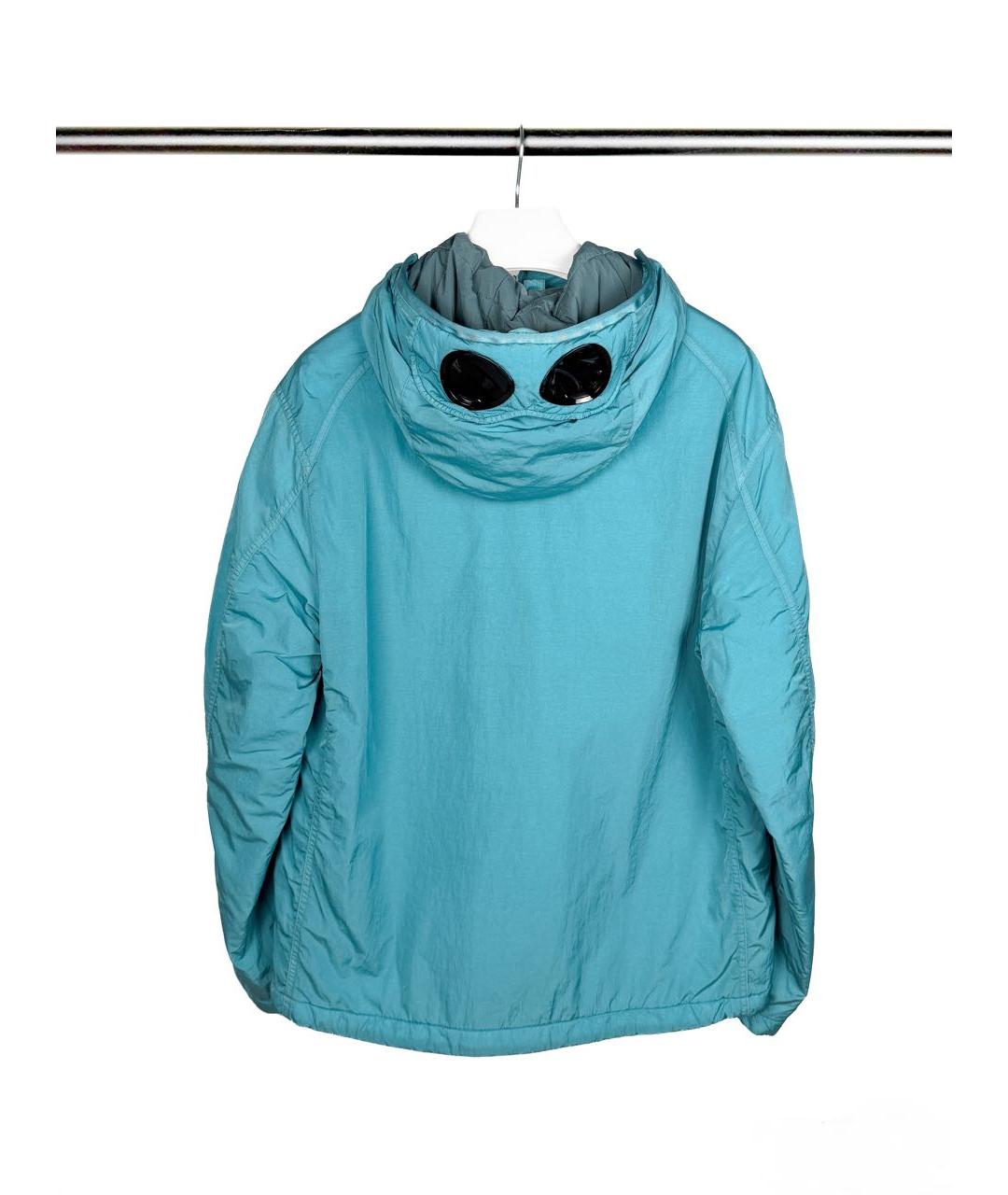 CP COMPANY Бирюзовая полиамидовая куртка, фото 2