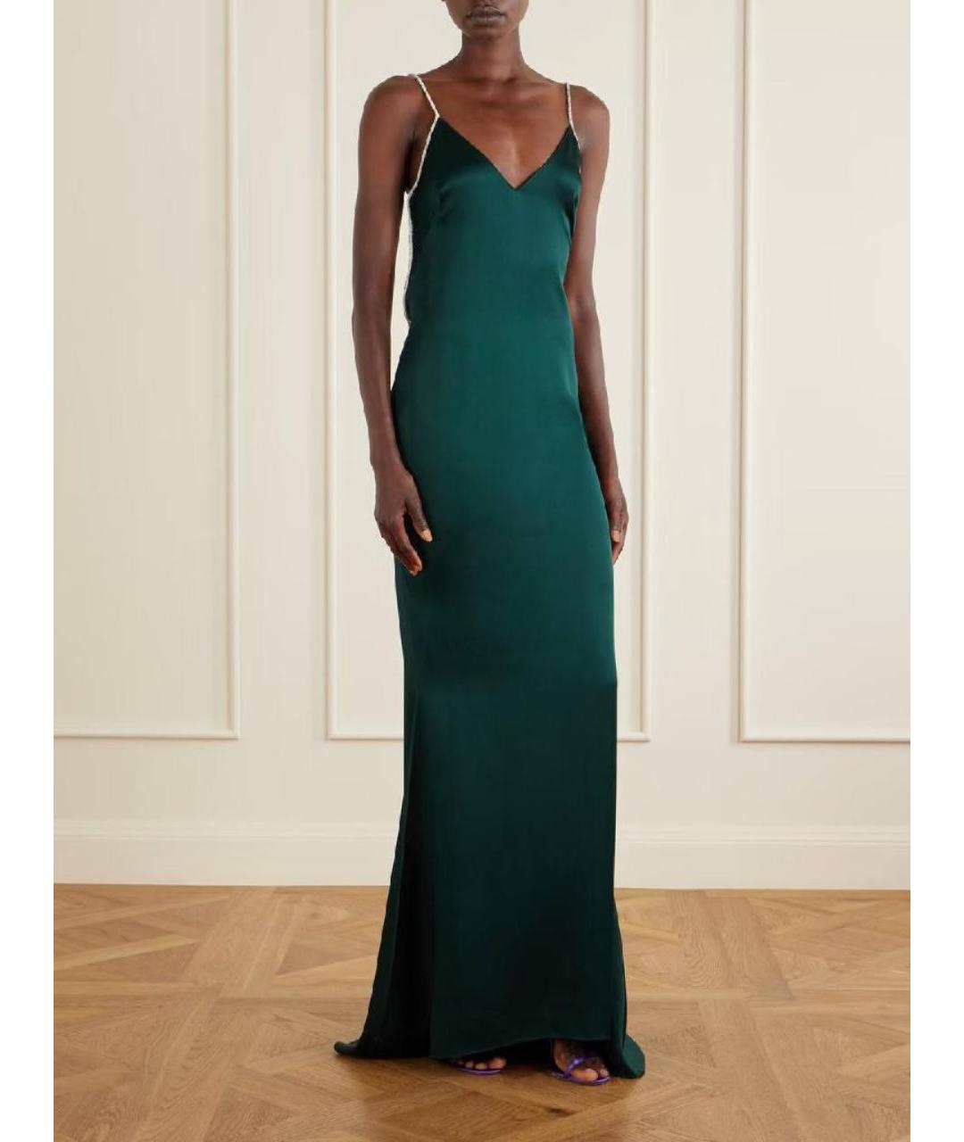 TOM FORD Зеленое шелковое вечернее платье, фото 3