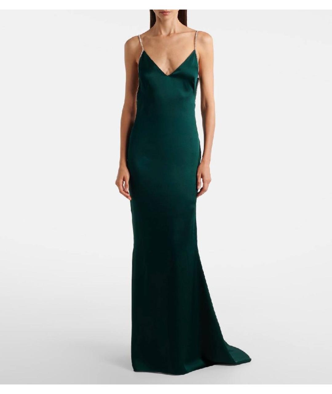 TOM FORD Зеленое шелковое вечернее платье, фото 2