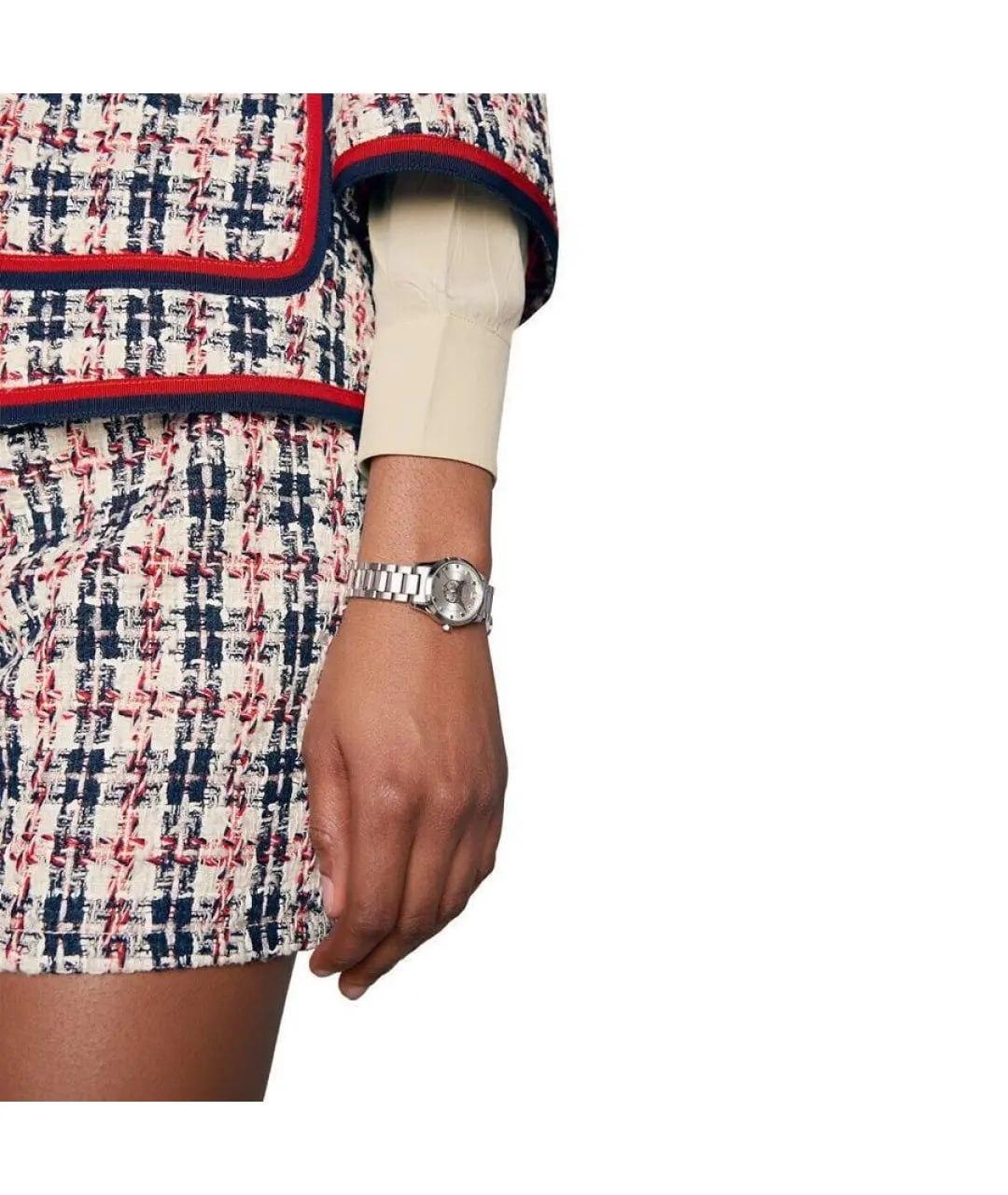 GUCCI Серебряные часы, фото 3