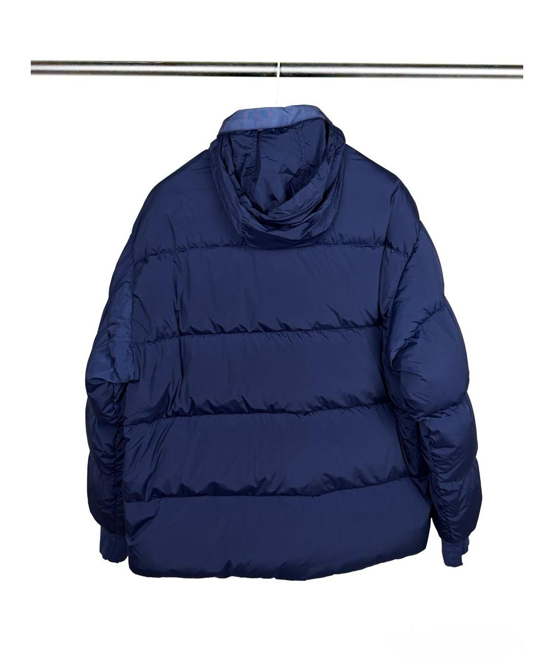 CP COMPANY Синий полиамидовый пуховик, фото 2