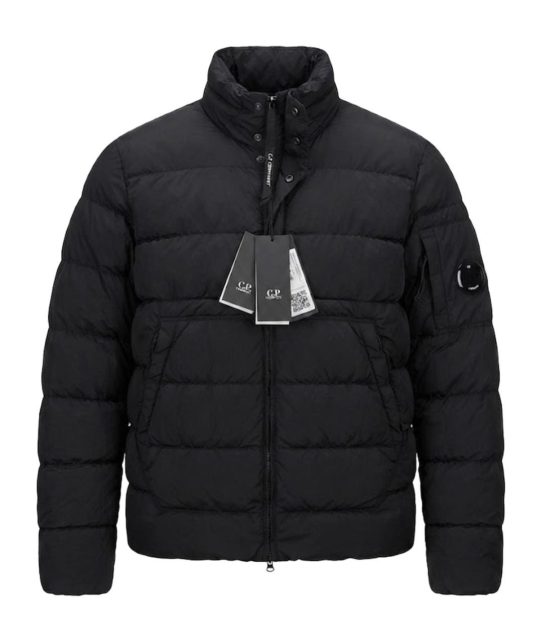 CP COMPANY Черный полиамидовый пуховик, фото 1