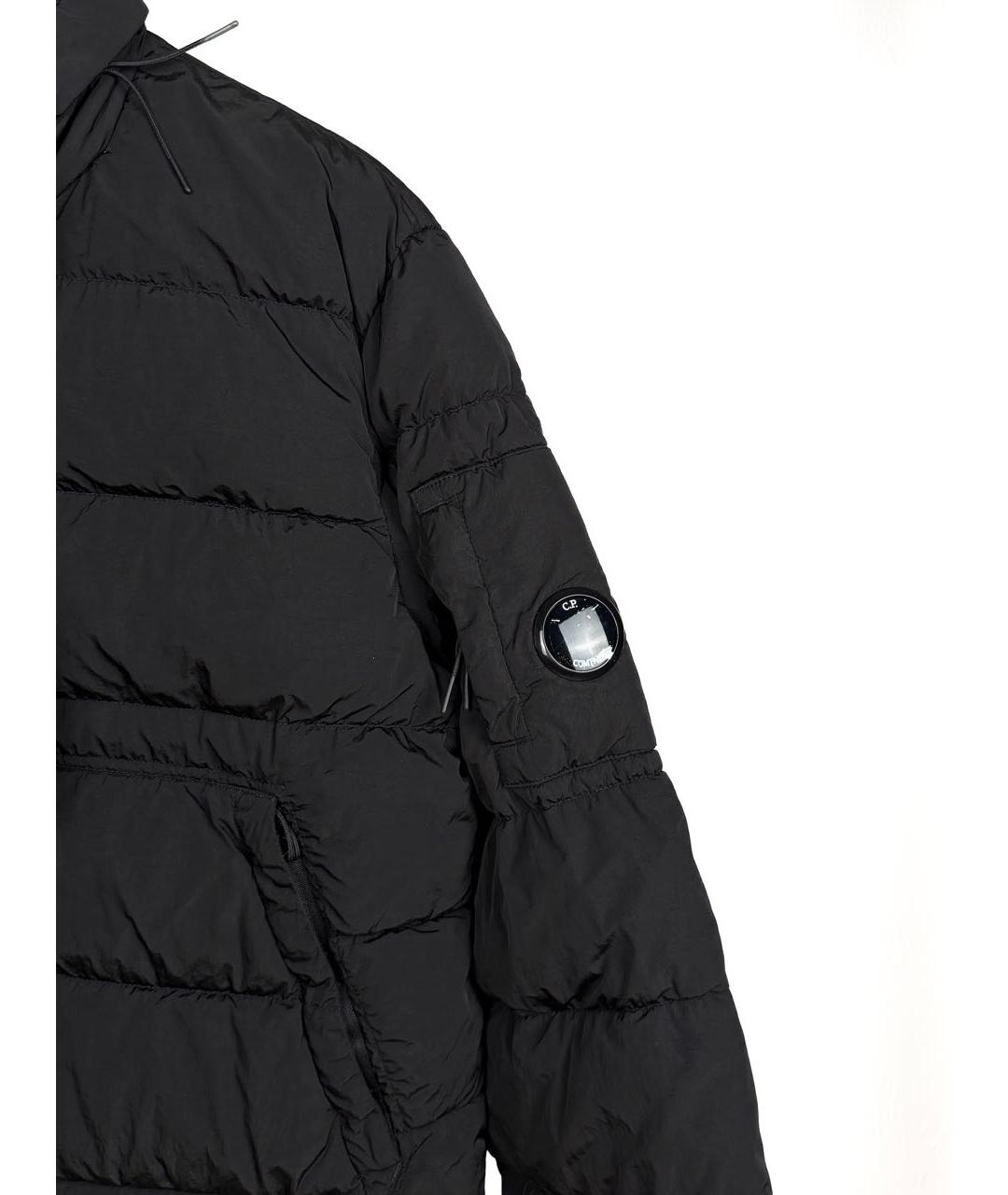 CP COMPANY Черный полиамидовый пуховик, фото 5