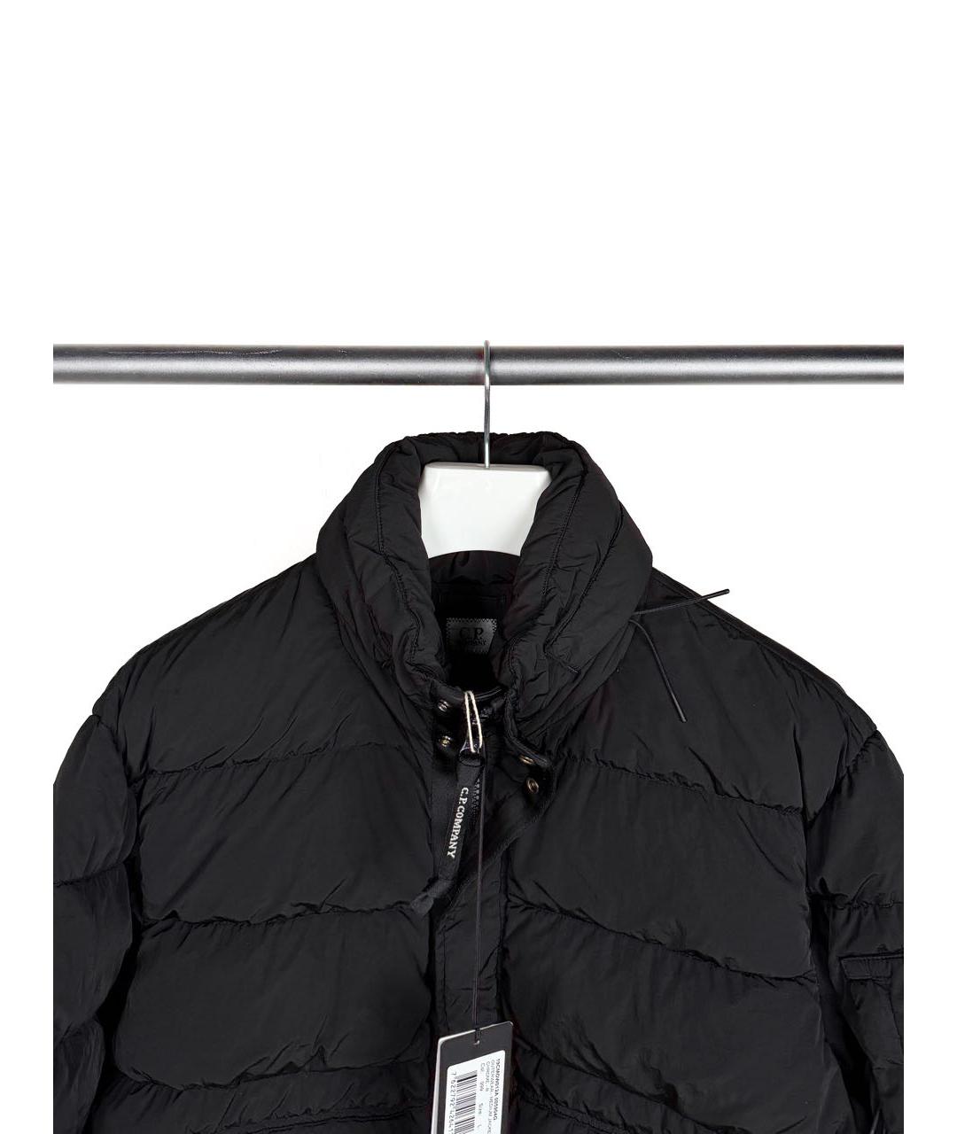 CP COMPANY Черный полиамидовый пуховик, фото 4