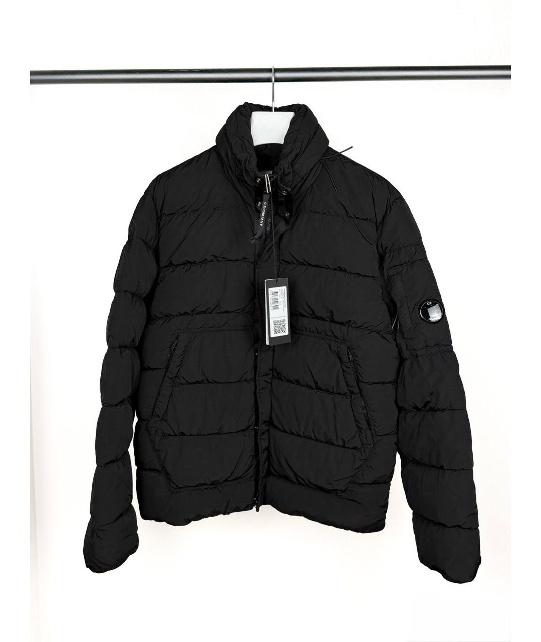 CP COMPANY Черный полиамидовый пуховик, фото 8