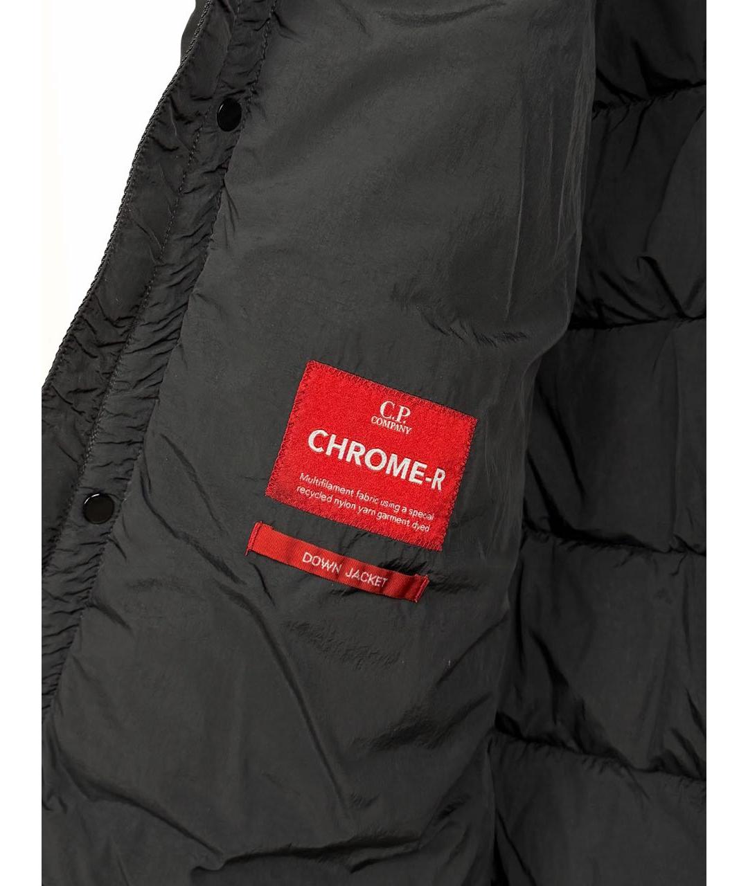 CP COMPANY Черный полиамидовый пуховик, фото 6