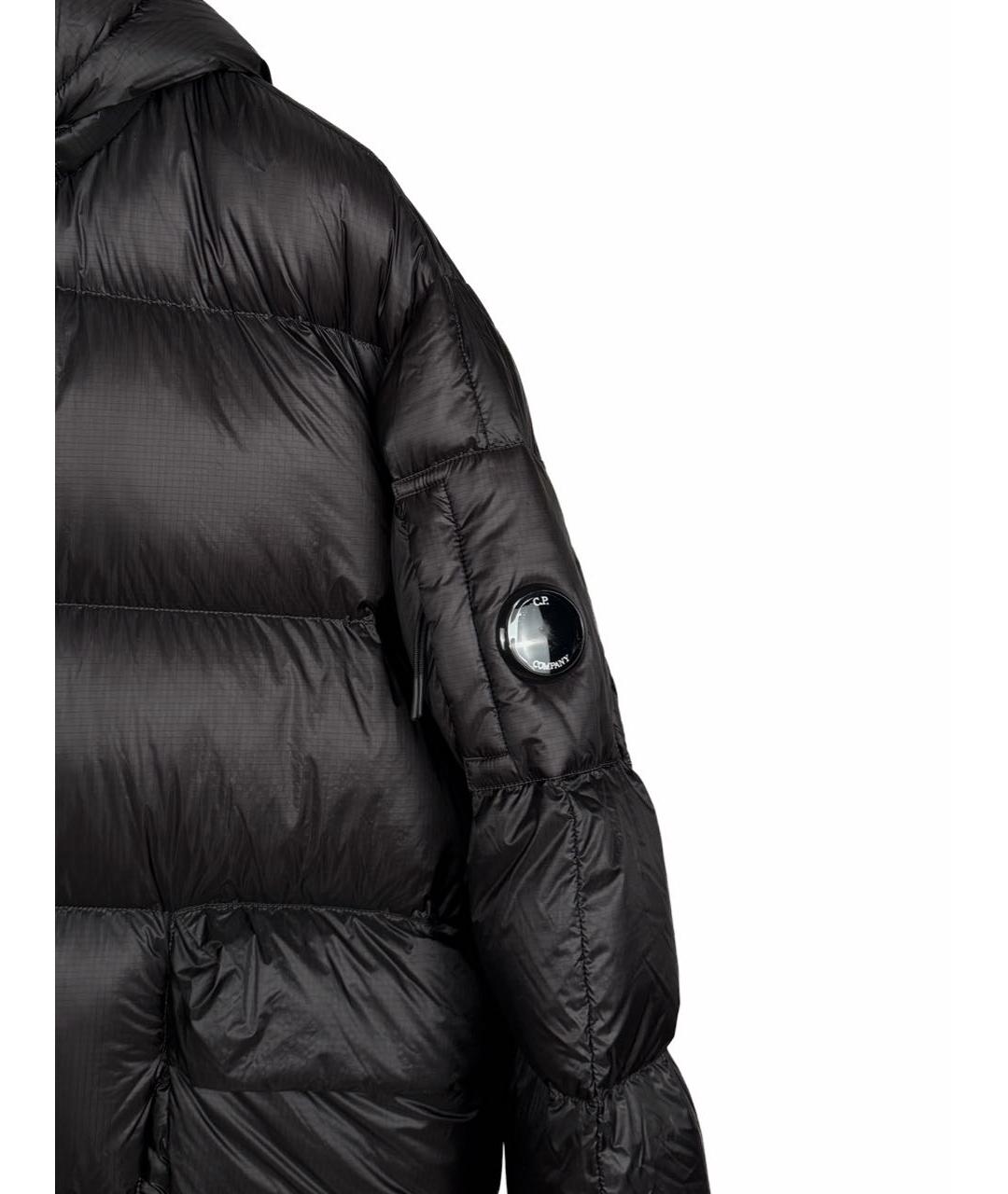 CP COMPANY Черный полиамидовый пуховик, фото 4