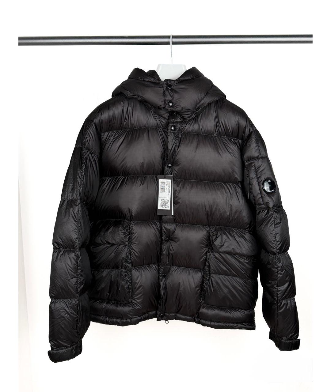CP COMPANY Черный полиамидовый пуховик, фото 8