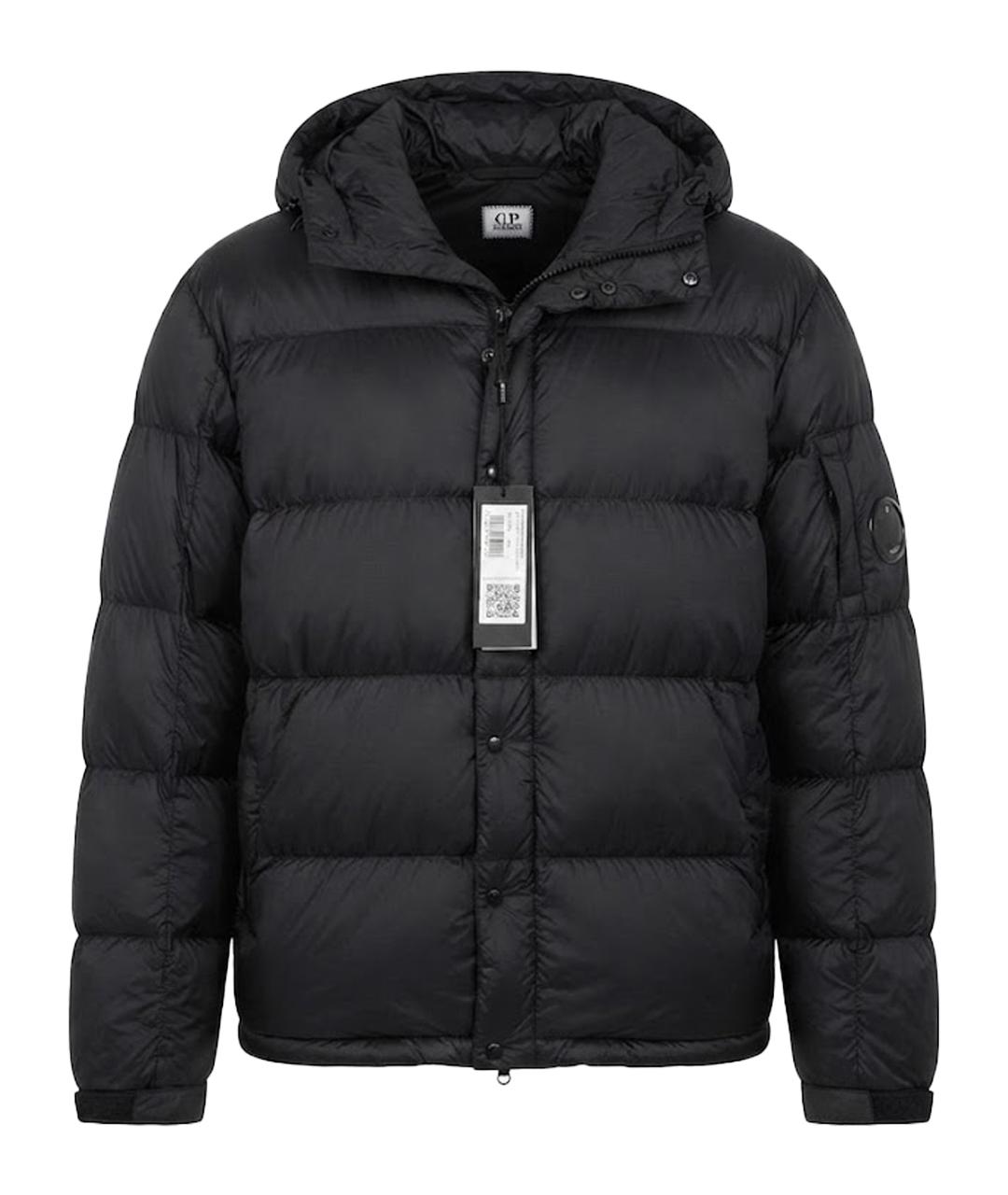 CP COMPANY Черный полиамидовый пуховик, фото 1