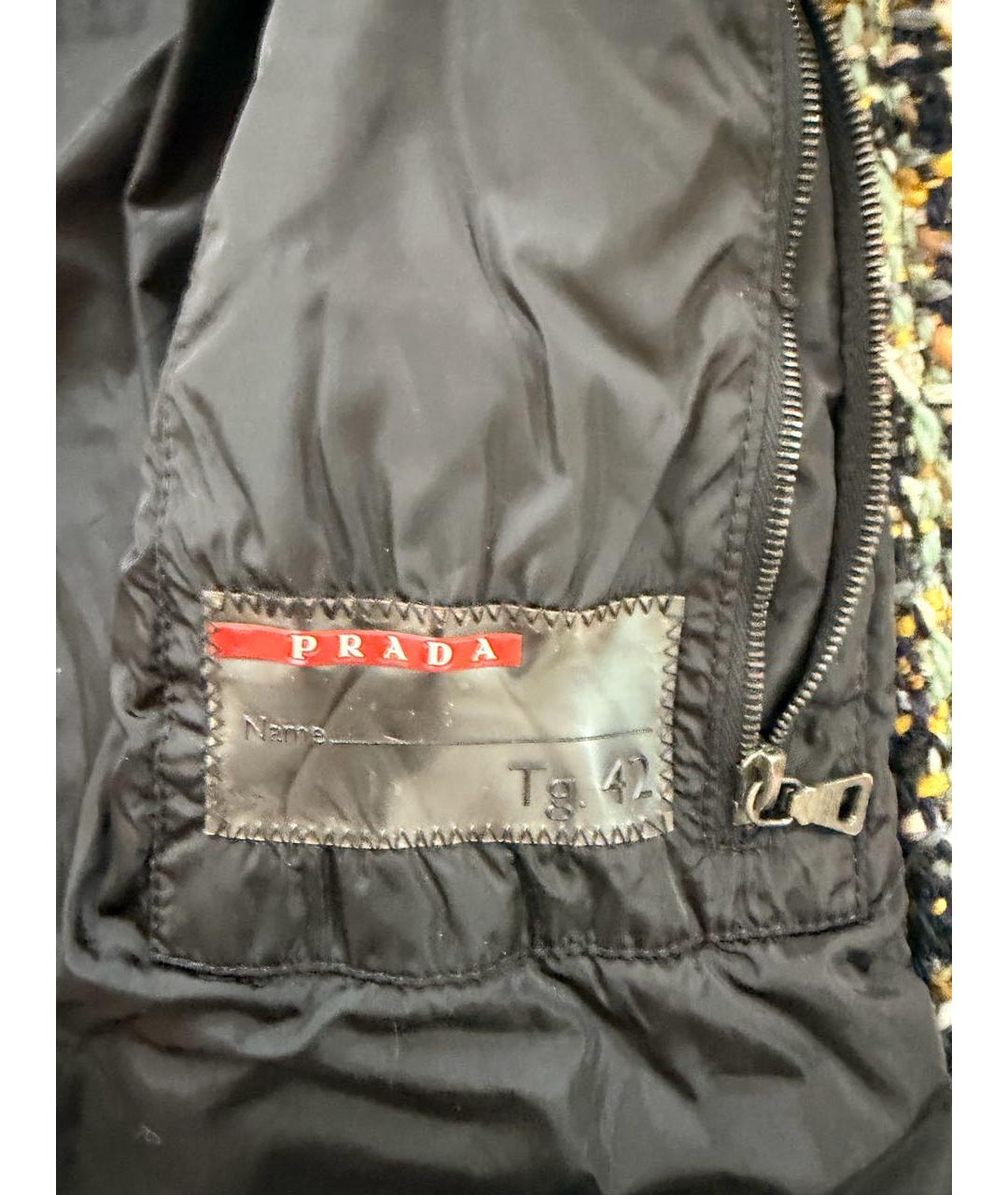 PRADA Мульти шерстяная куртка, фото 4