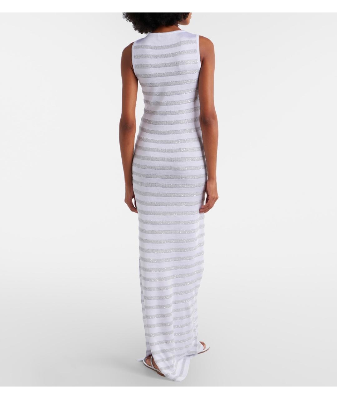 MISSONI Белое вискозное коктейльное платье, фото 4
