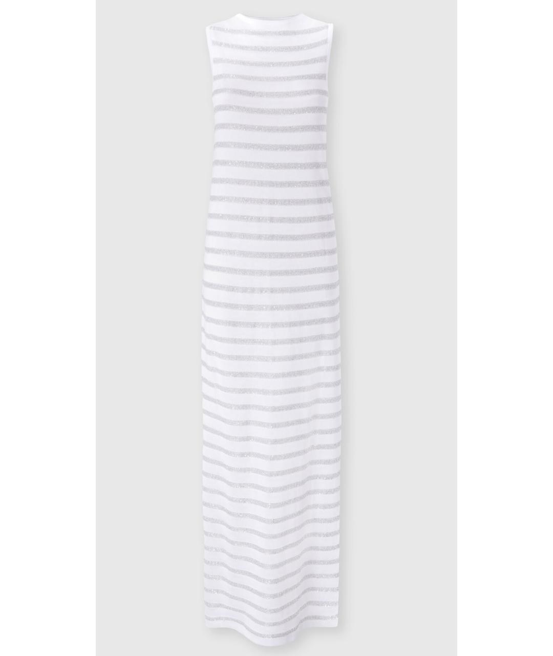 MISSONI Белое вискозное коктейльное платье, фото 7