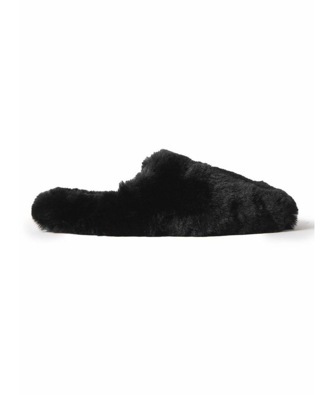 BALENCIAGA Черные кожаные мюли, фото 1