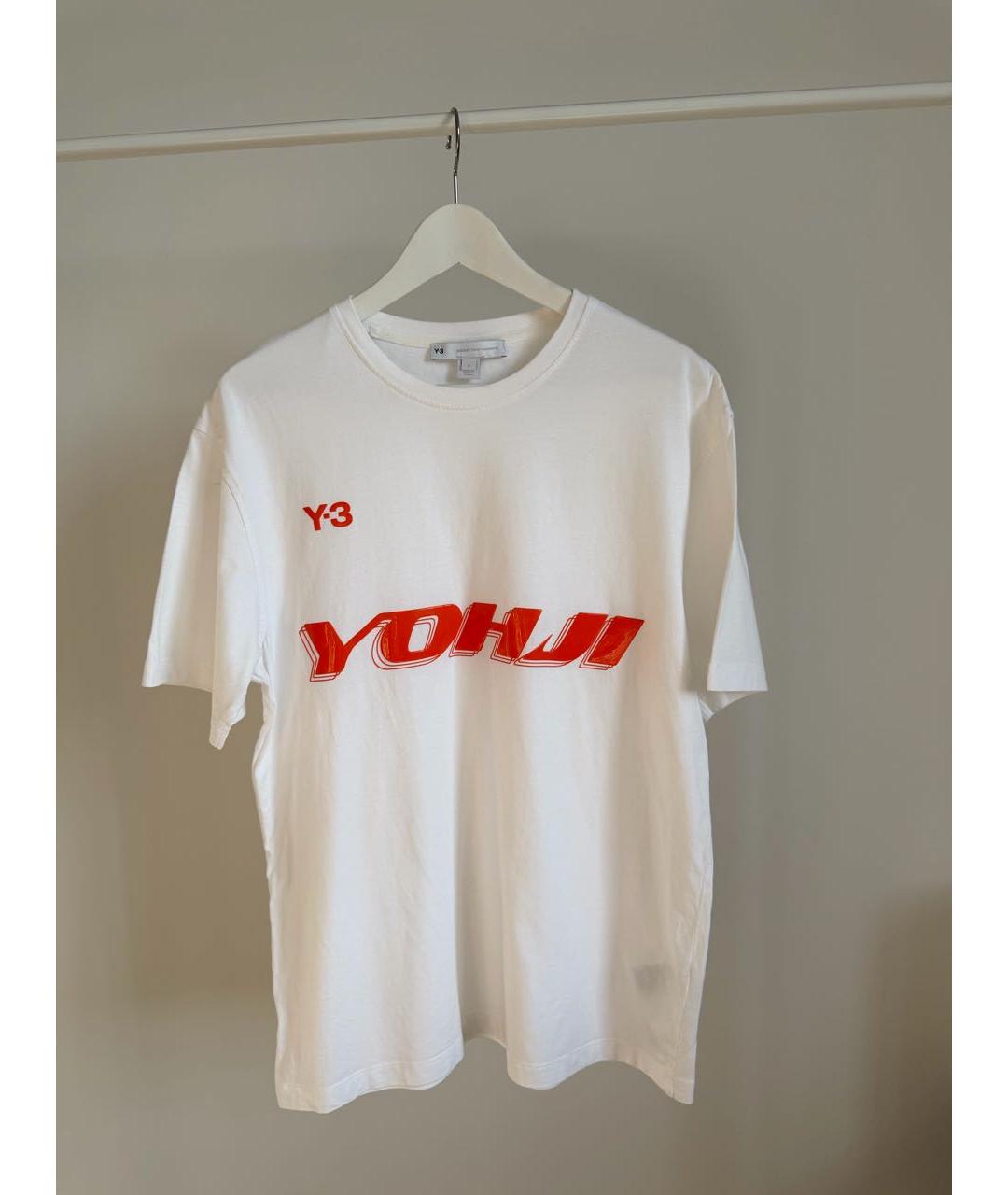 YOHJI YAMAMOTO Белая хлопковая футболка, фото 2