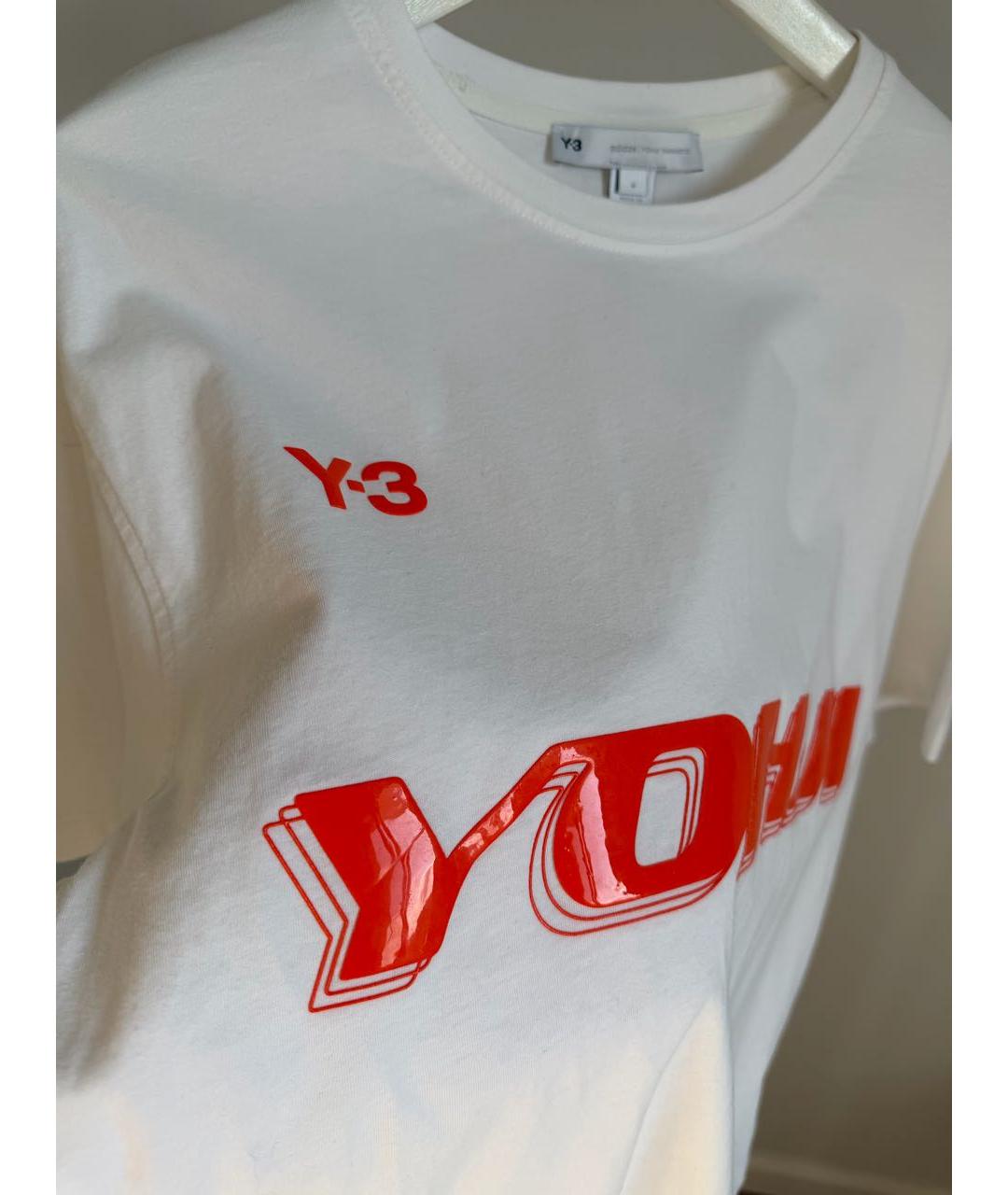 YOHJI YAMAMOTO Белая хлопковая футболка, фото 4