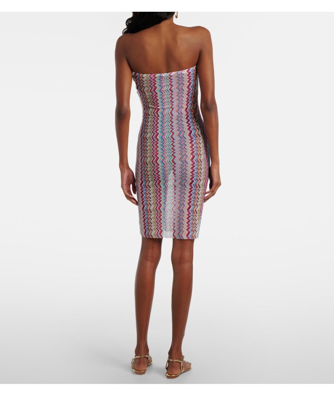 MISSONI Мульти полиамидовое коктейльное платье, фото 3