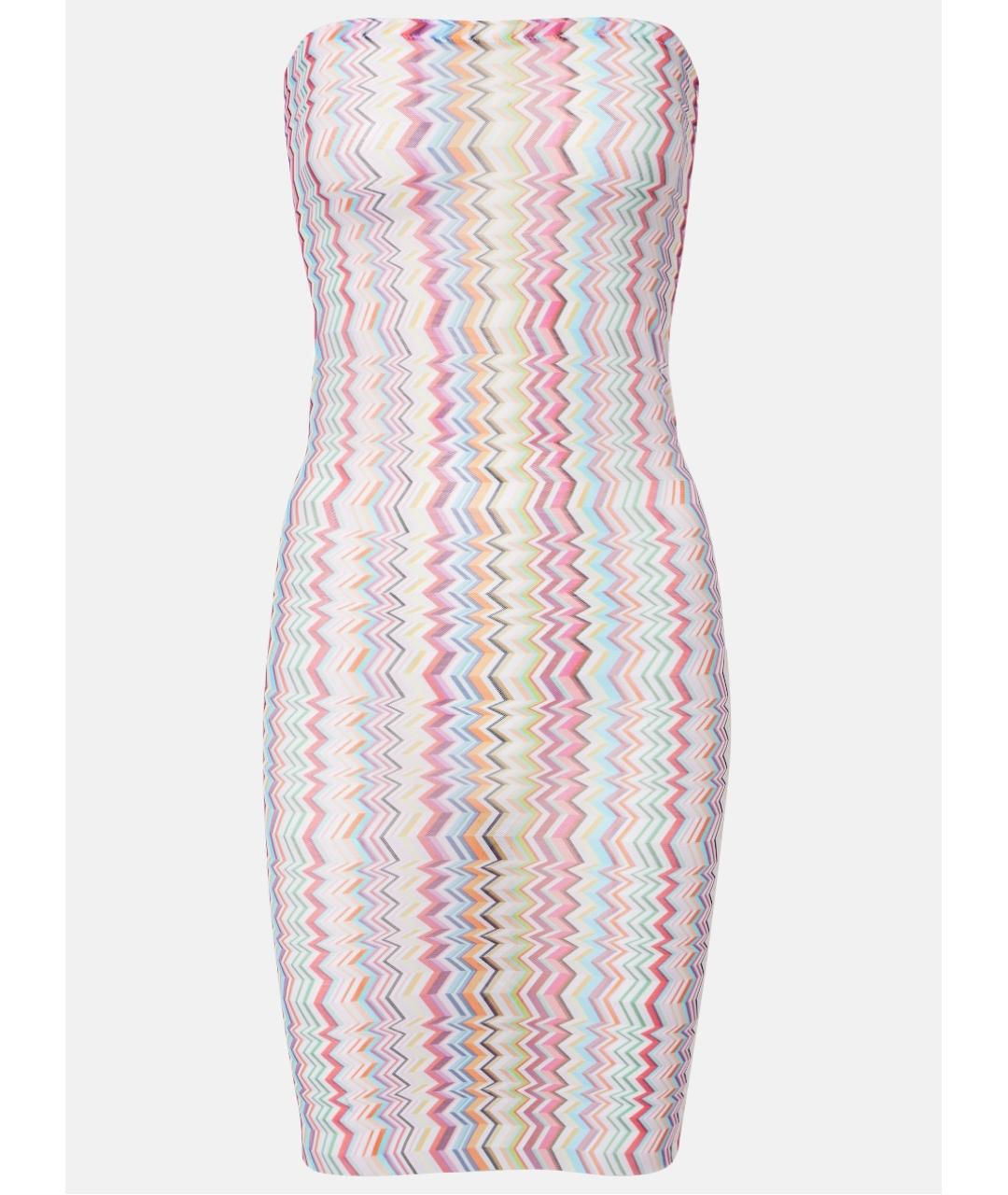 MISSONI Мульти полиамидовое коктейльное платье, фото 5