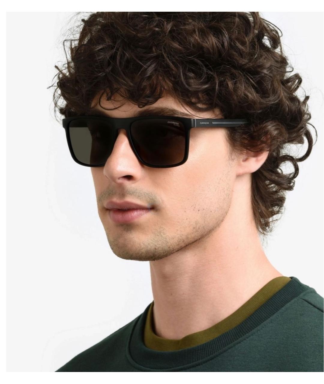 Carrera Черные пластиковые солнцезащитные очки, фото 3
