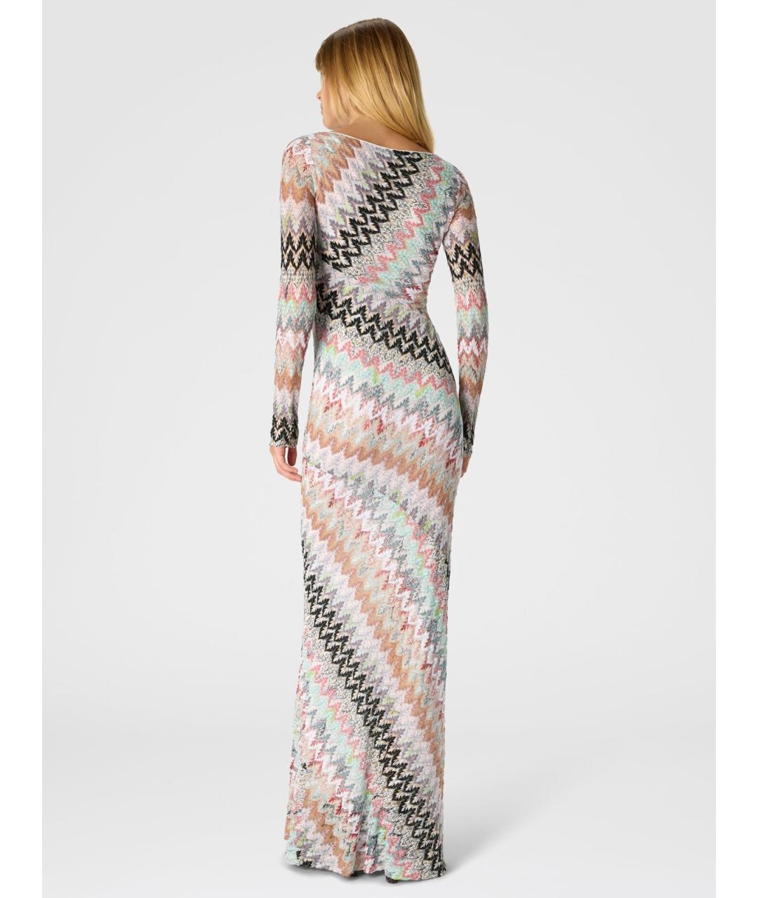 MISSONI Мульти вискозное коктейльное платье, фото 5