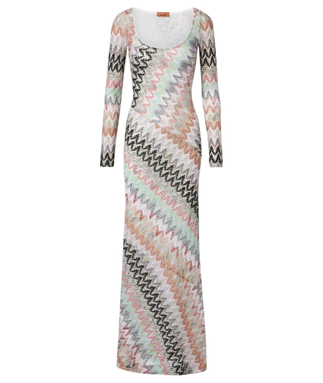 MISSONI Мульти вискозное коктейльное платье, фото 1