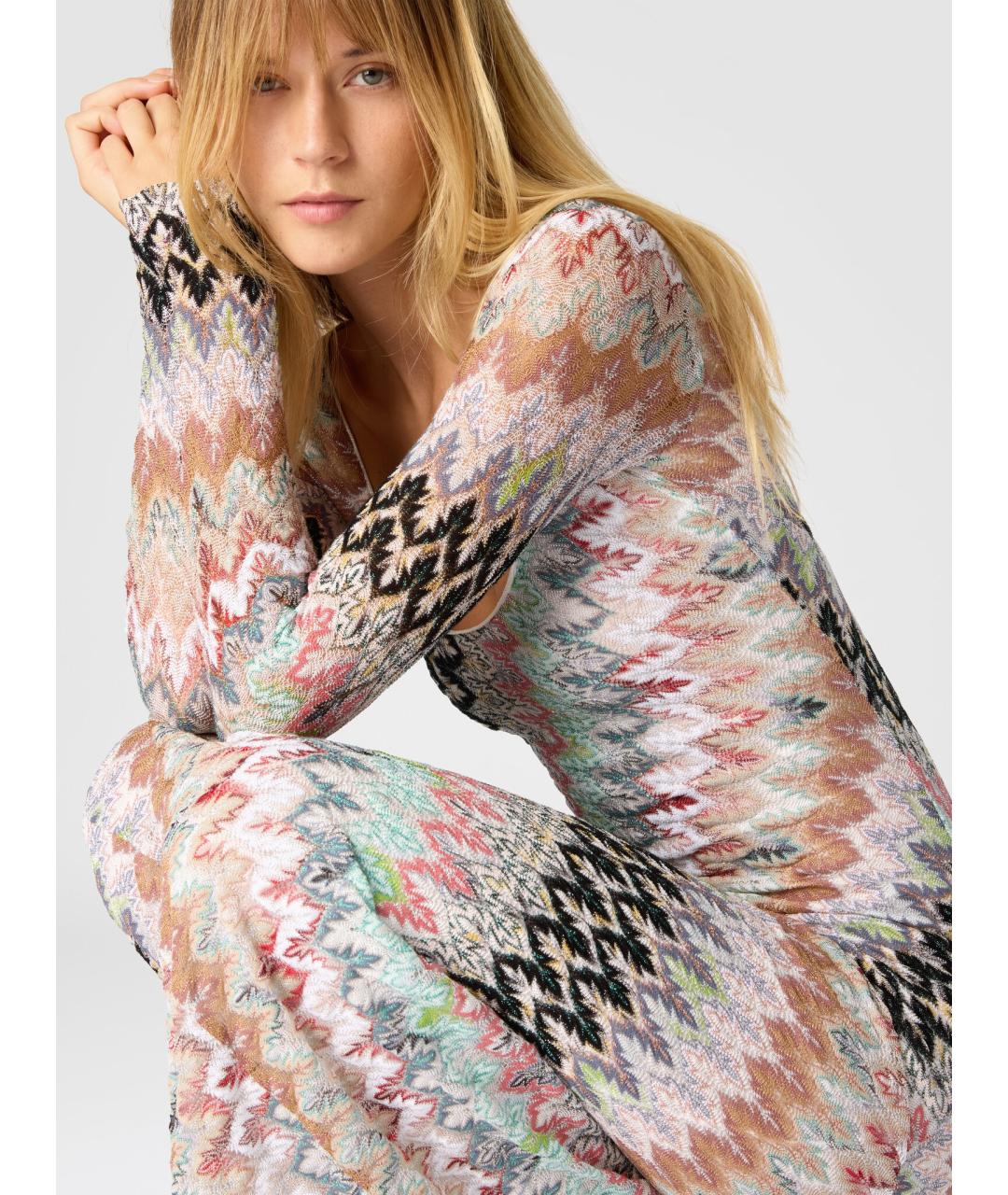 MISSONI Мульти вискозное коктейльное платье, фото 7