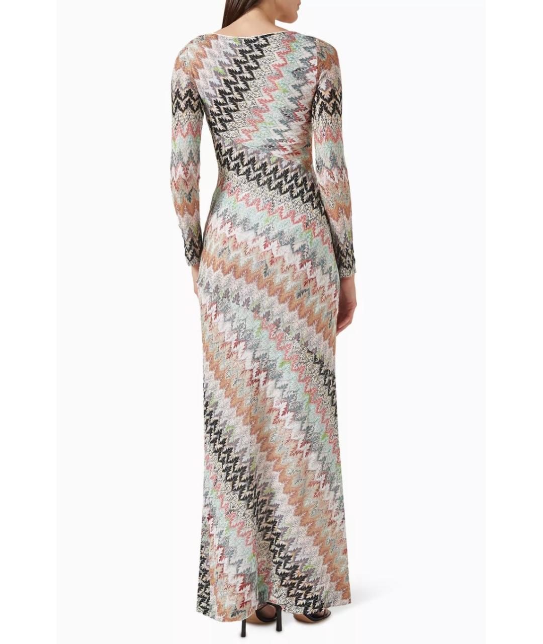 MISSONI Мульти вискозное коктейльное платье, фото 9