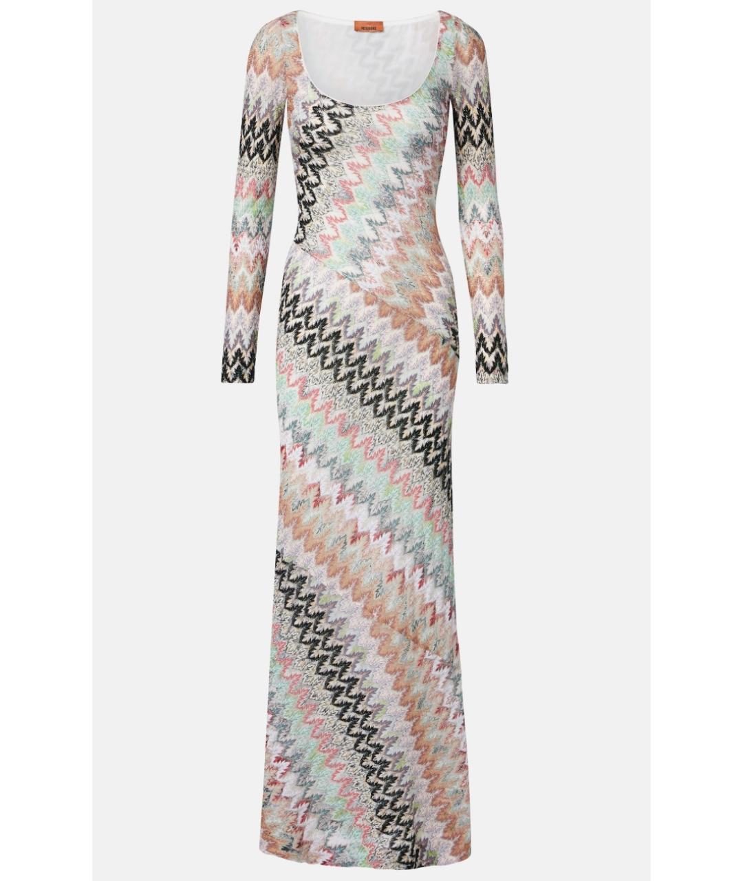 MISSONI Мульти вискозное коктейльное платье, фото 10