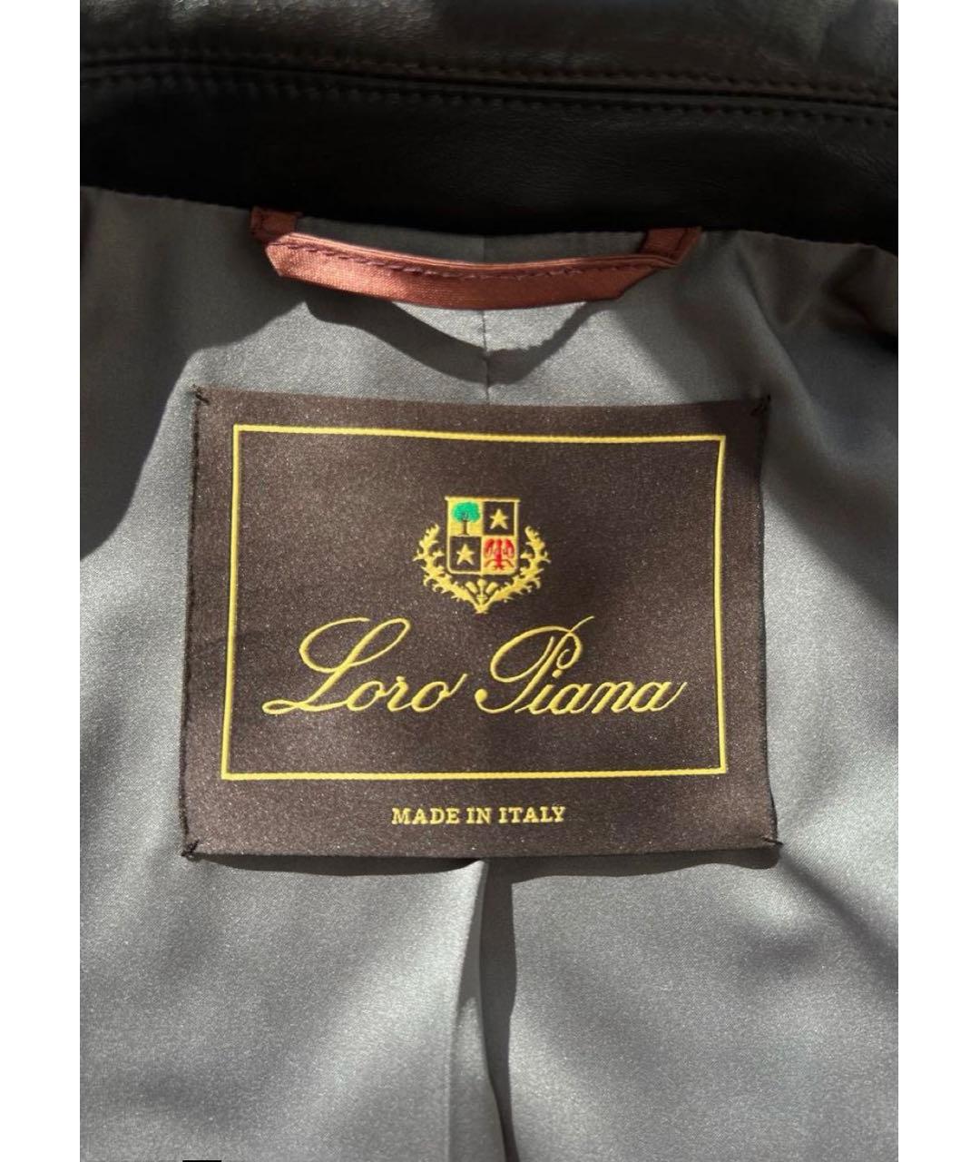LORO PIANA Коричневая куртка, фото 6
