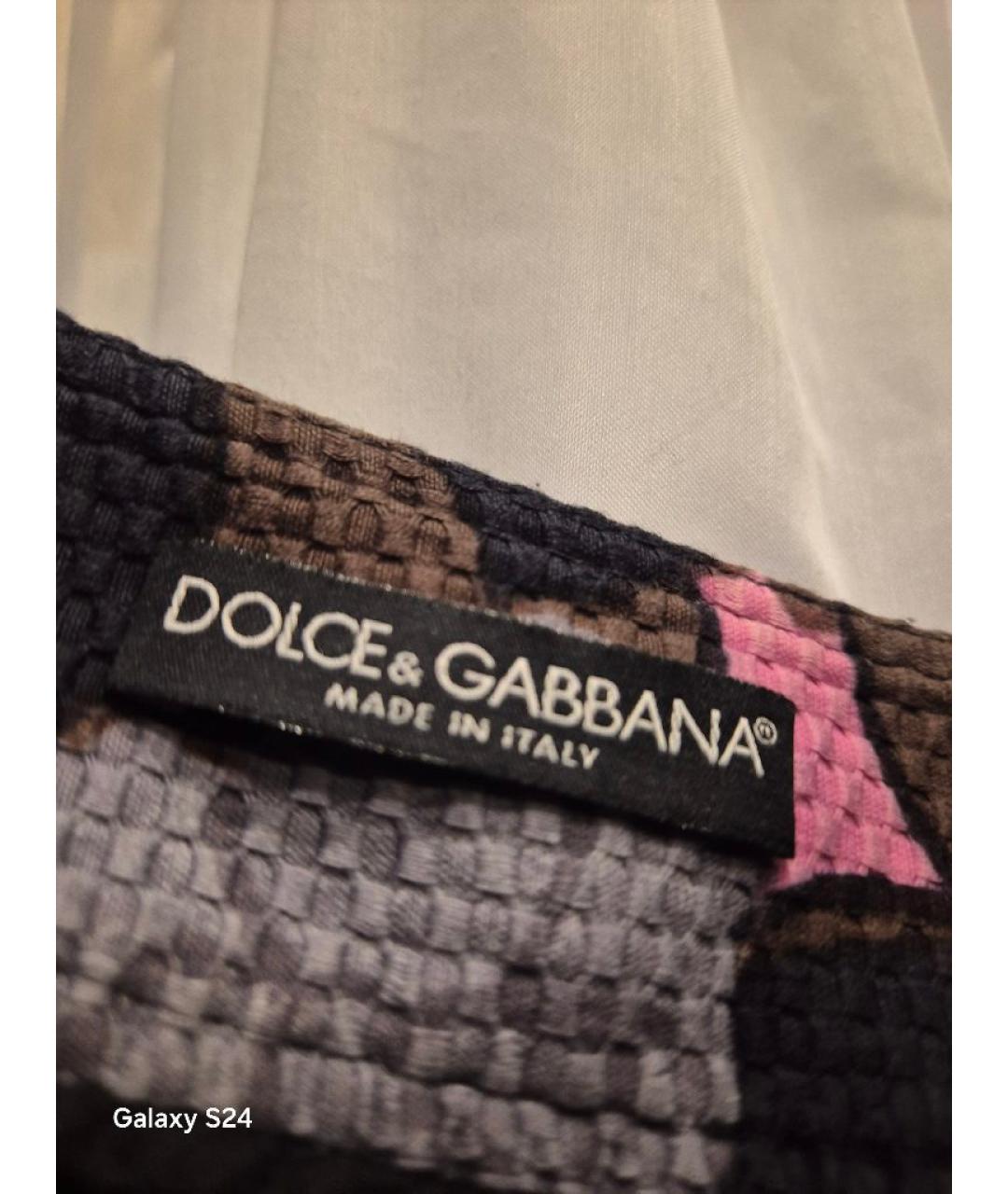DOLCE&GABBANA Розовая юбка мини, фото 3